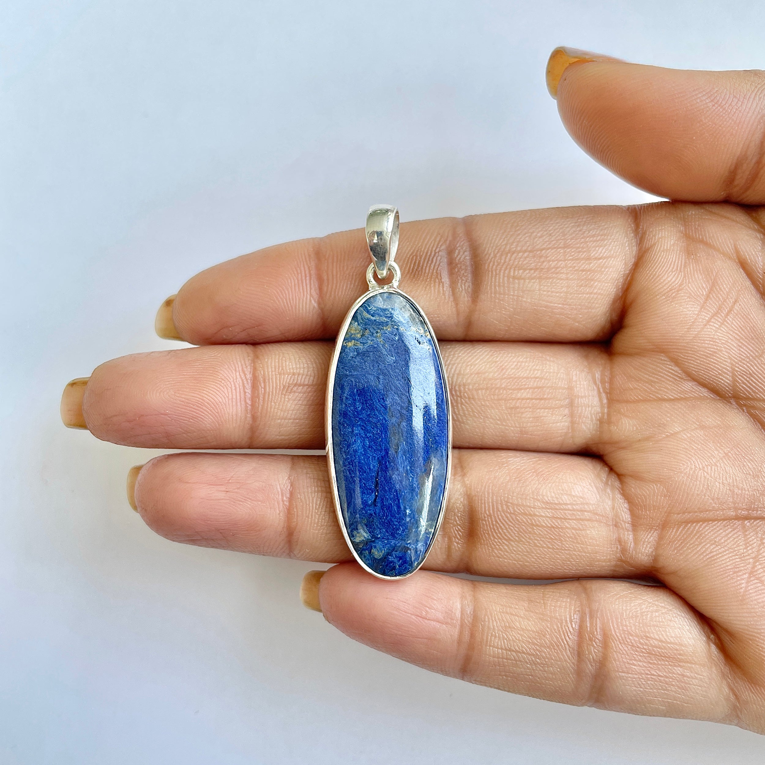 Blue Quartz Pendant-(BQZ-1-2)