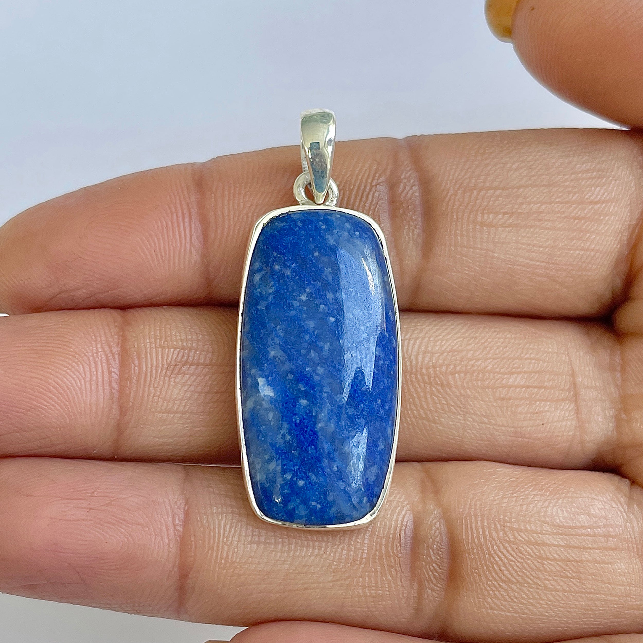 Blue Quartz Pendant-(BQZ-1-7)