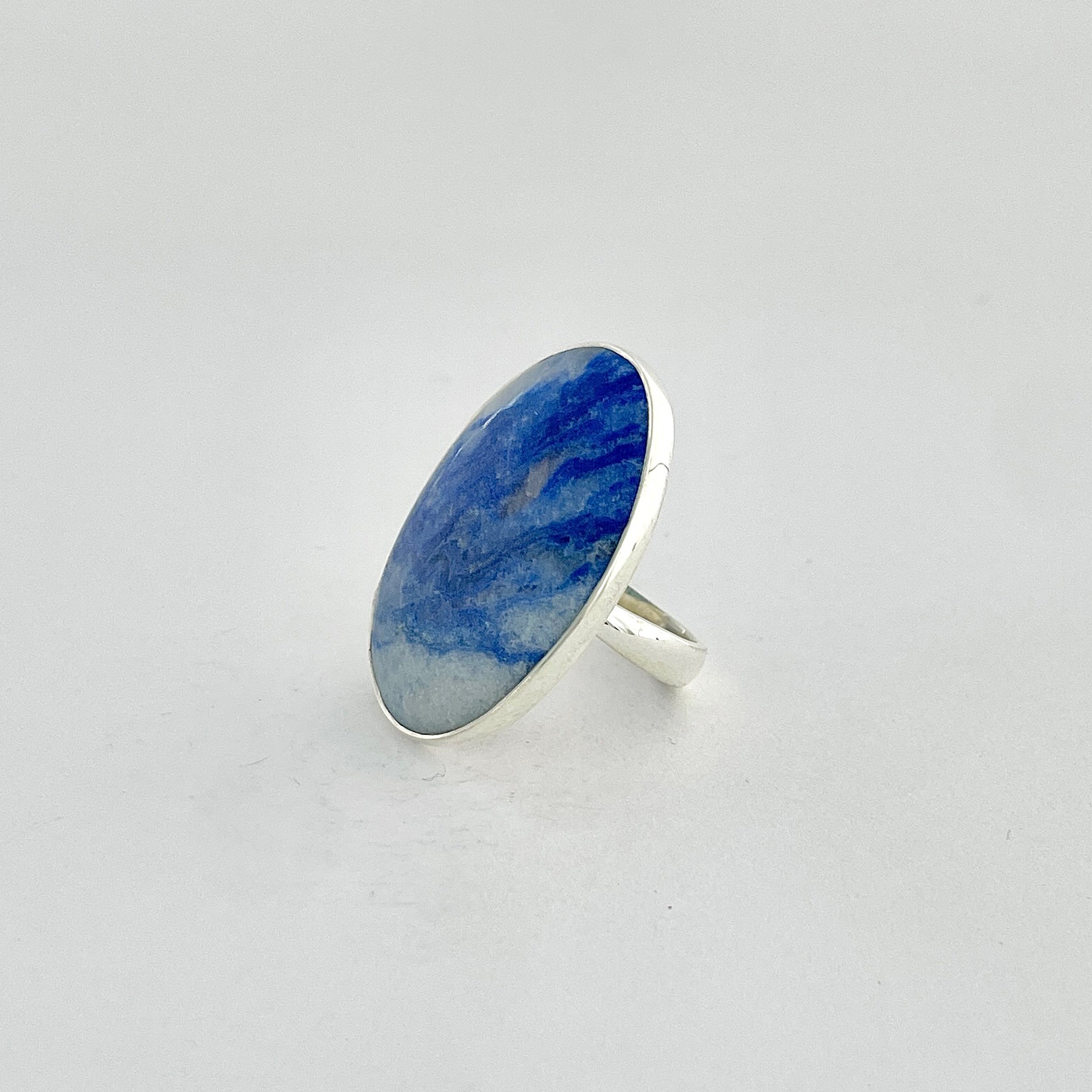 Blue Quartz Ring-(BQZ-2-11)