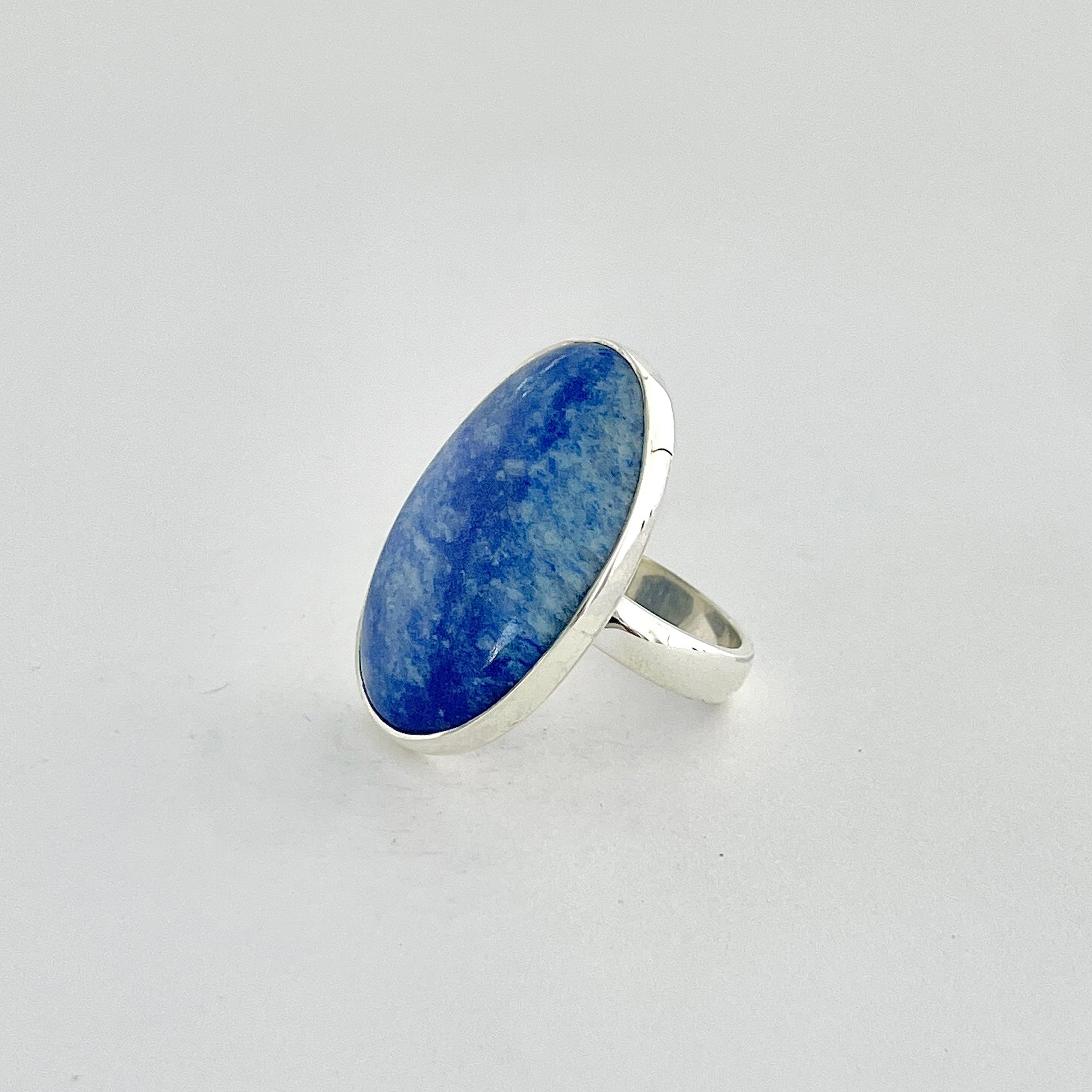 Blue Quartz Ring-(BQZ-2-9)