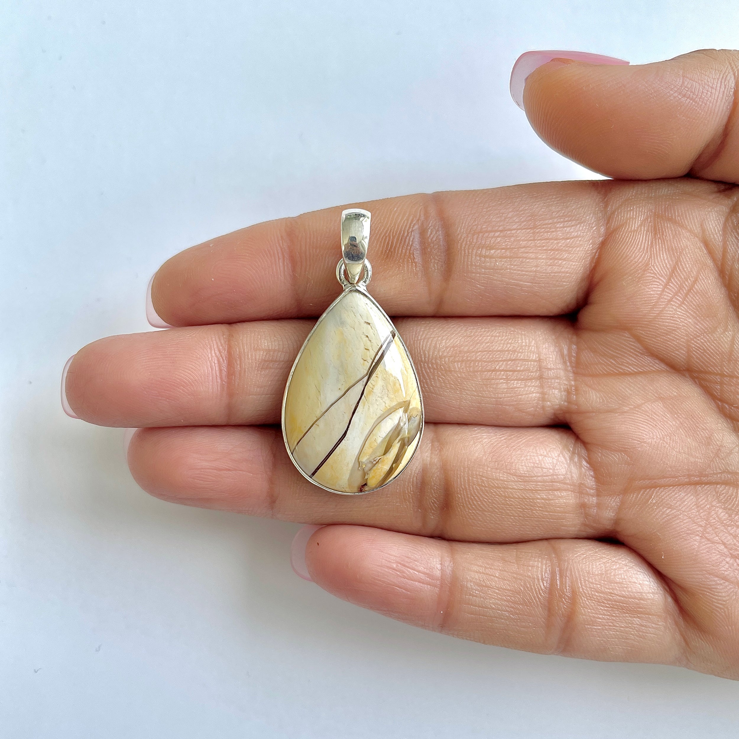 Brecciated Mookaite Pendant-(BRM-1-35)