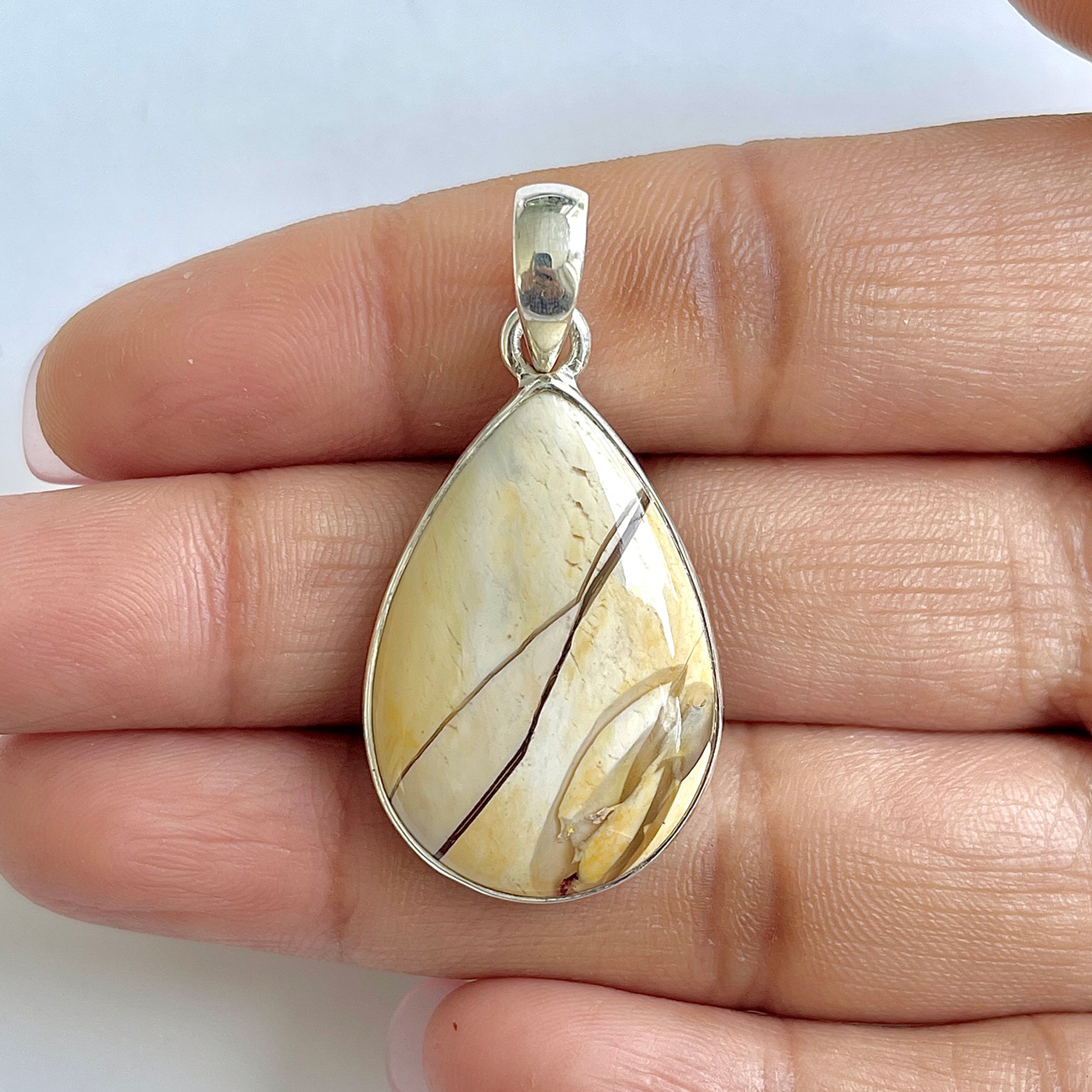 Brecciated Mookaite Pendant-(BRM-1-35)