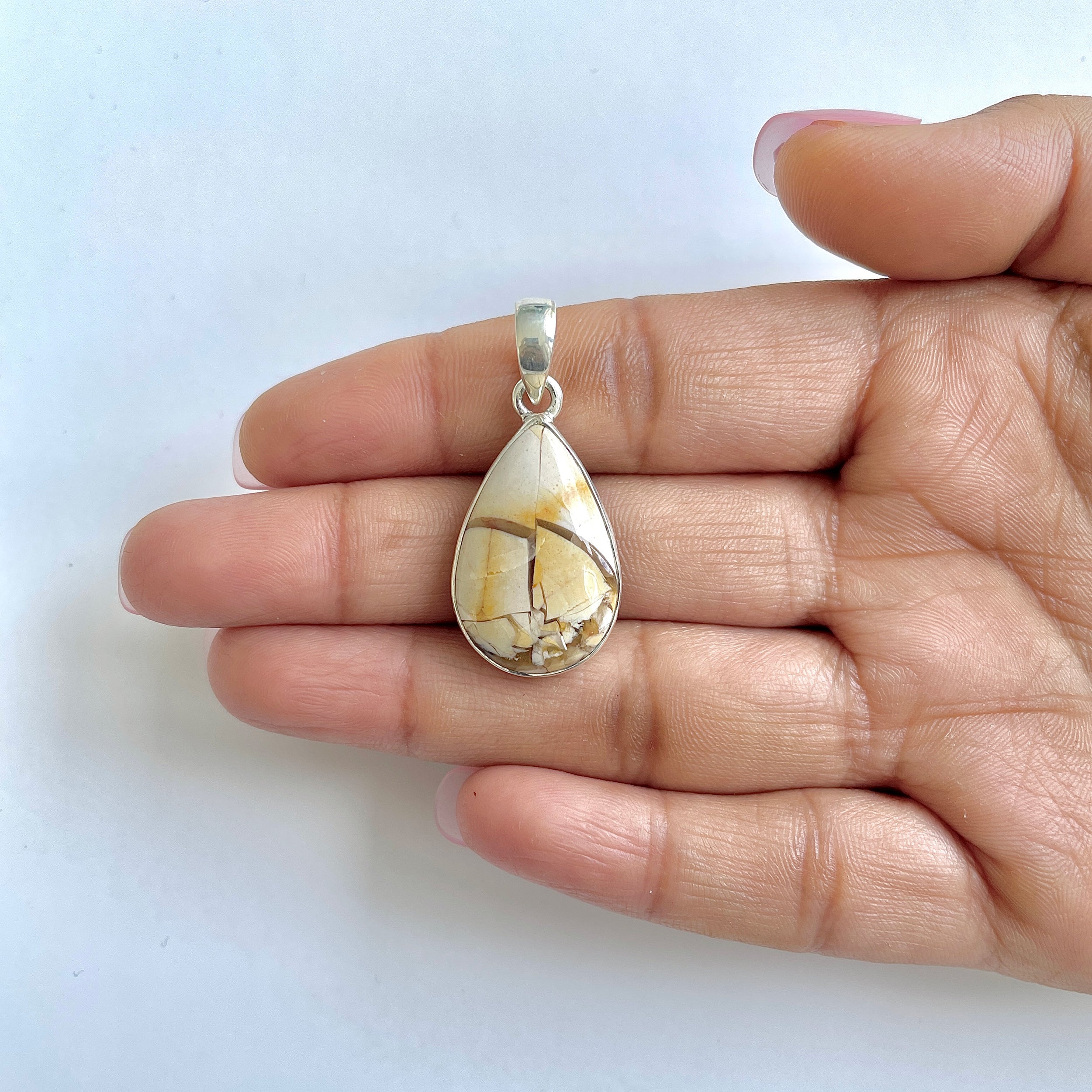 Brecciated Mookaite Pendant-(BRM-1-50)