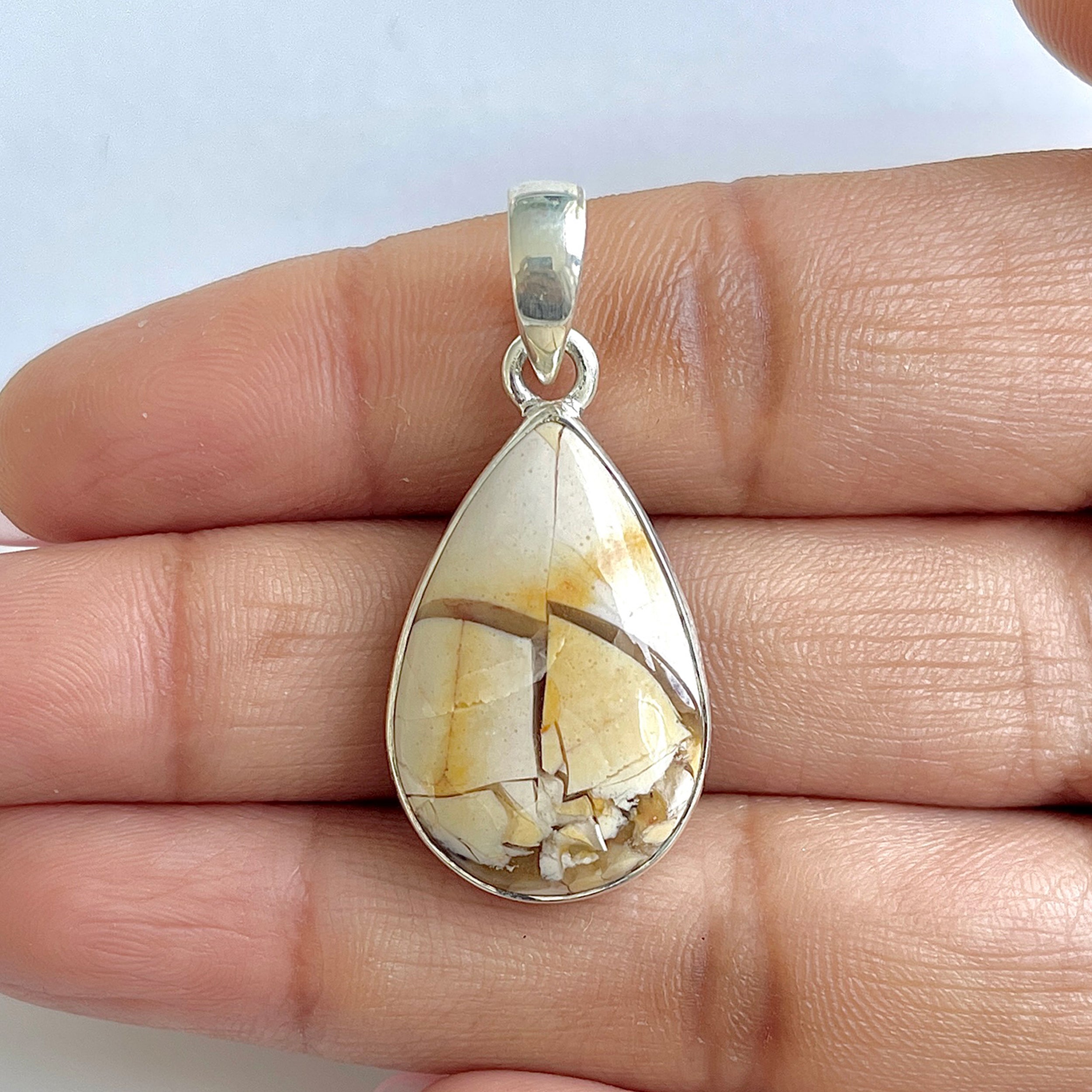 Brecciated Mookaite Pendant-(BRM-1-50)