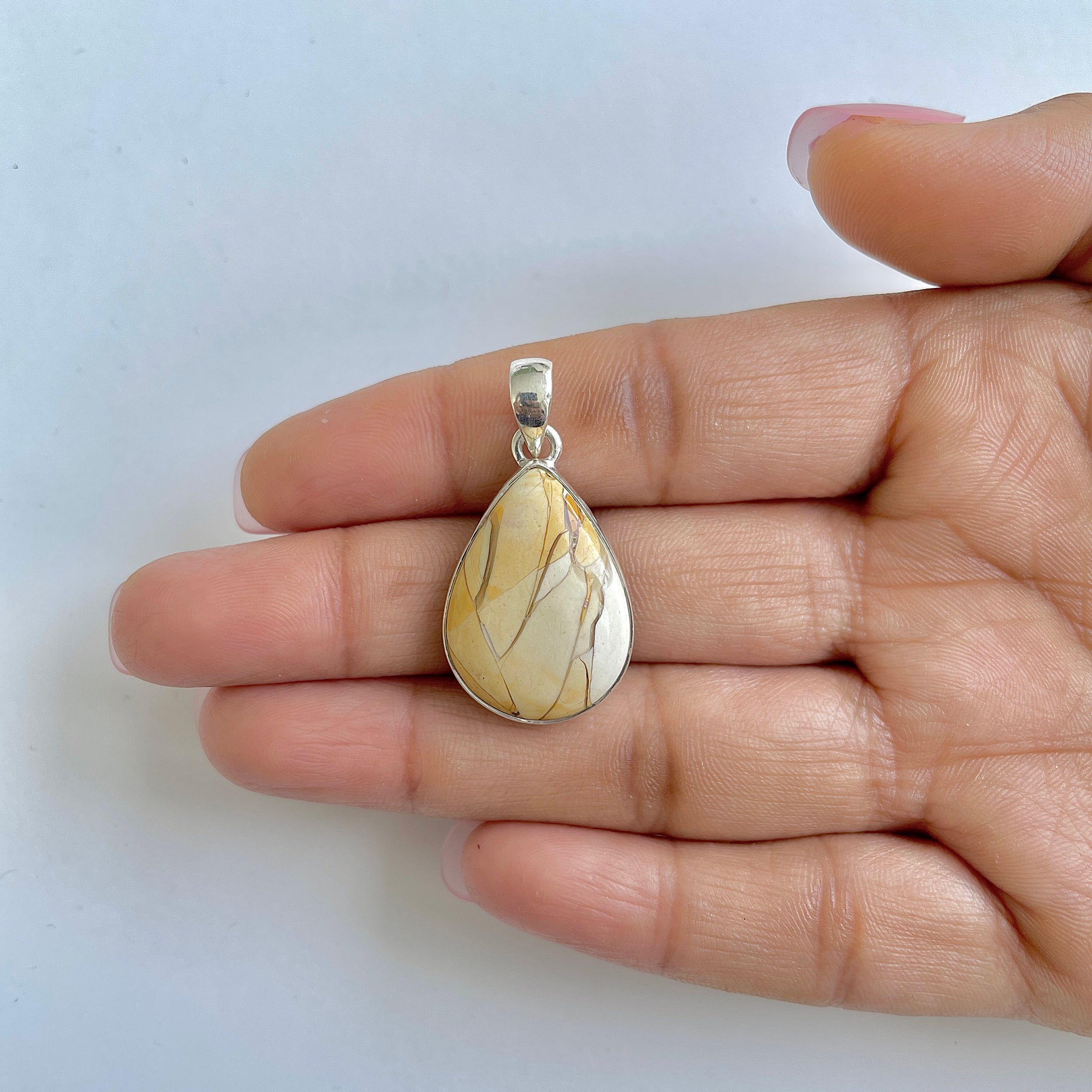 Brecciated Mookaite Pendant-(BRM-1-54)