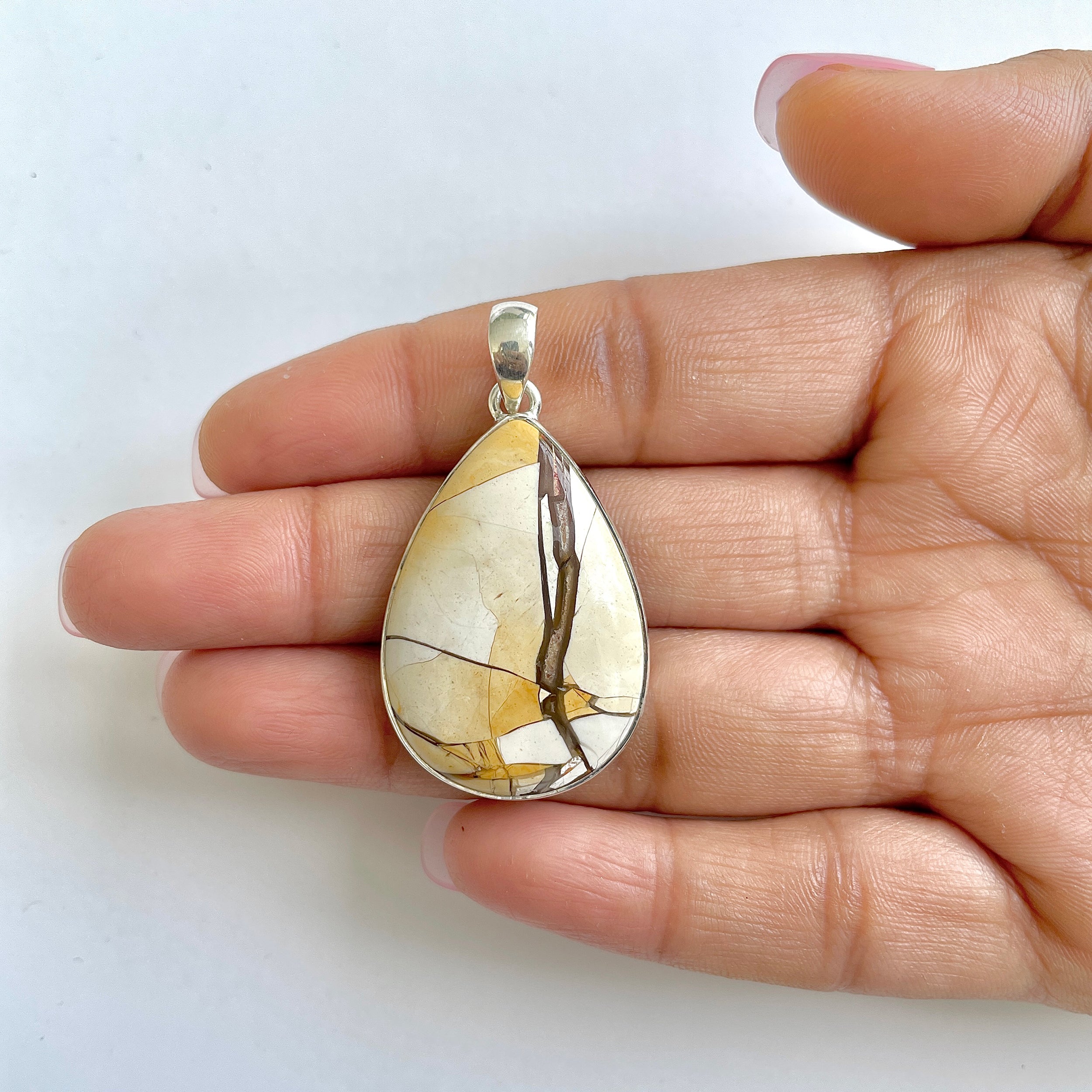 Brecciated Mookaite Pendant-(BRM-1-57)