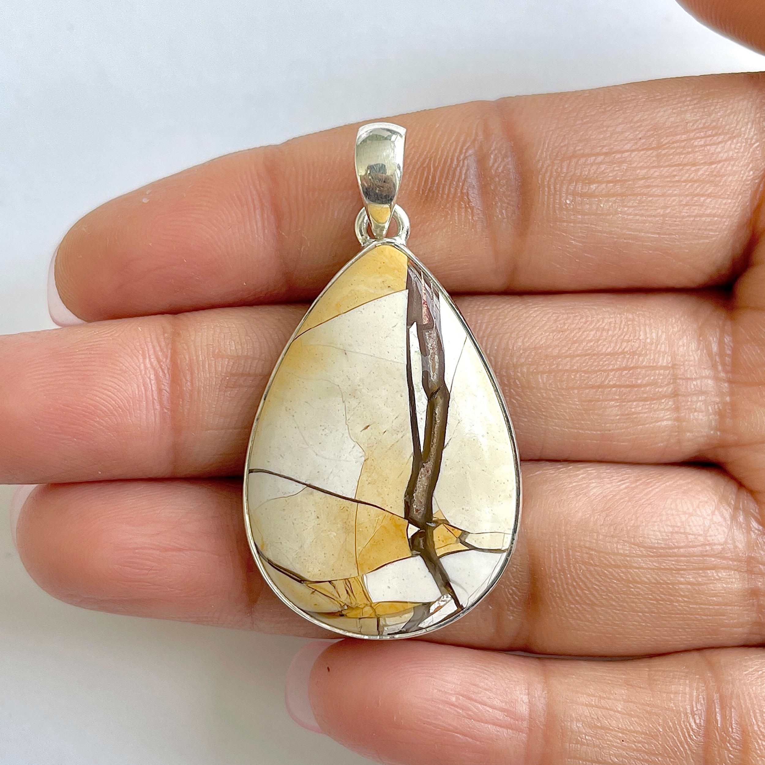 Brecciated Mookaite Pendant-(BRM-1-57)