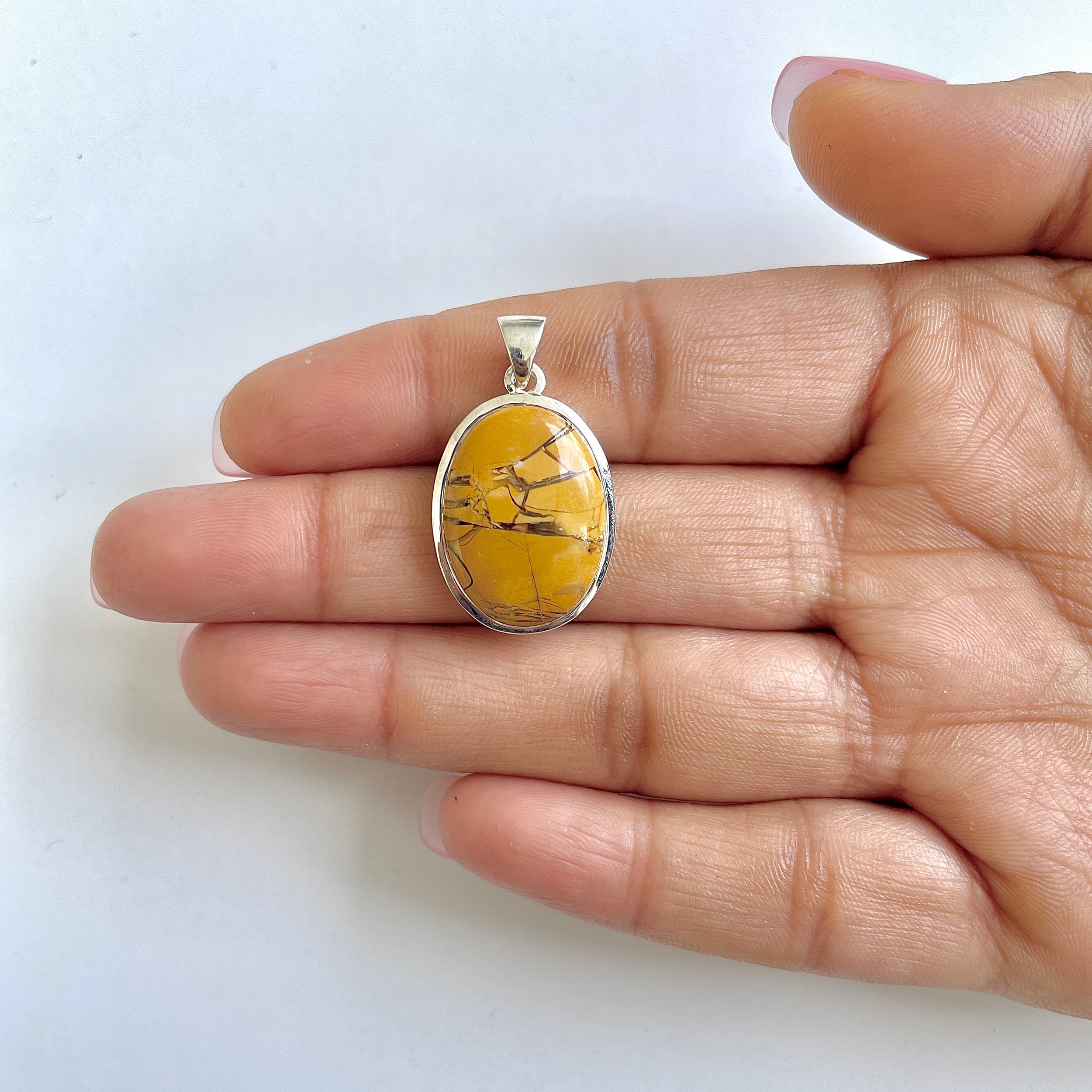 Brecciated Mookaite Pendant-(BRM-1-59)