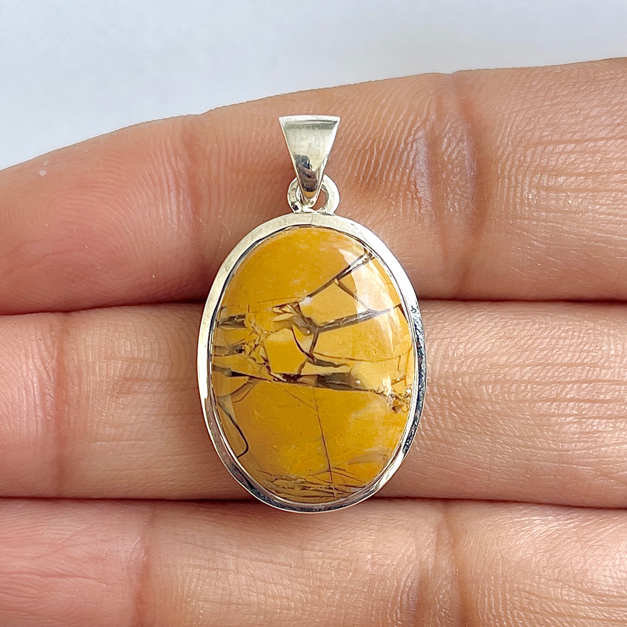 Brecciated Mookaite Pendant-(BRM-1-59)