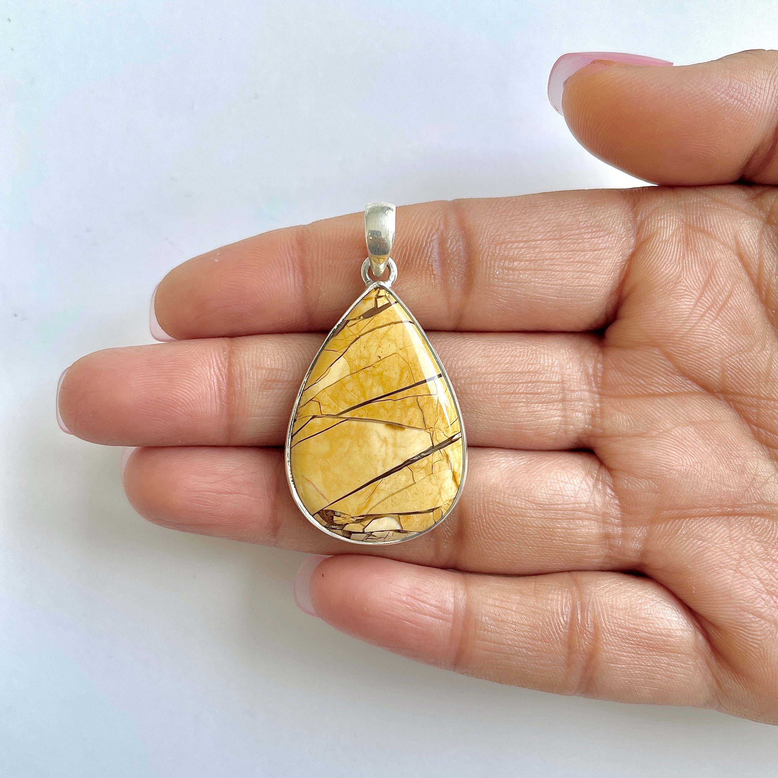 Brecciated Mookaite Pendant-(BRM-1-69)