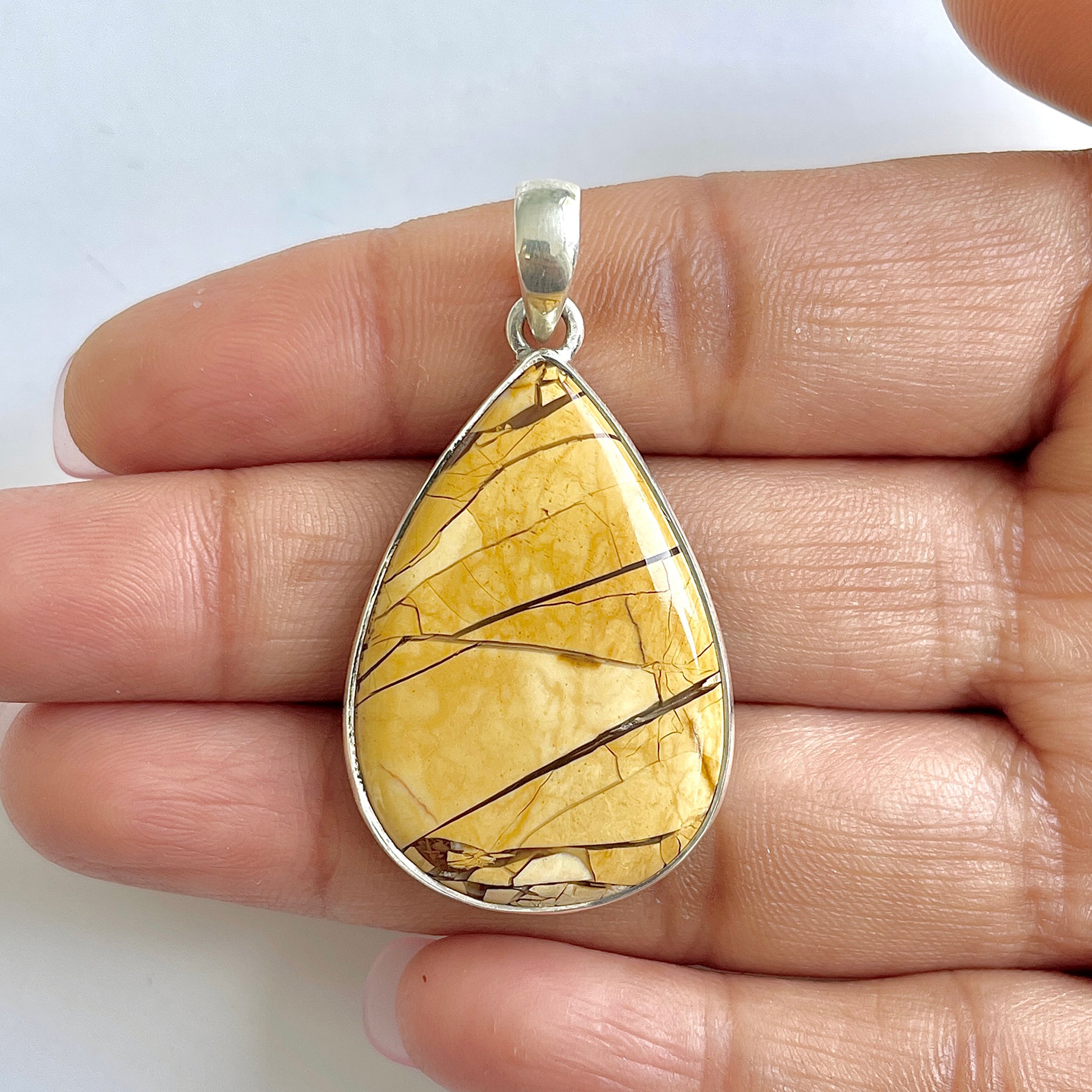 Brecciated Mookaite Pendant-(BRM-1-69)