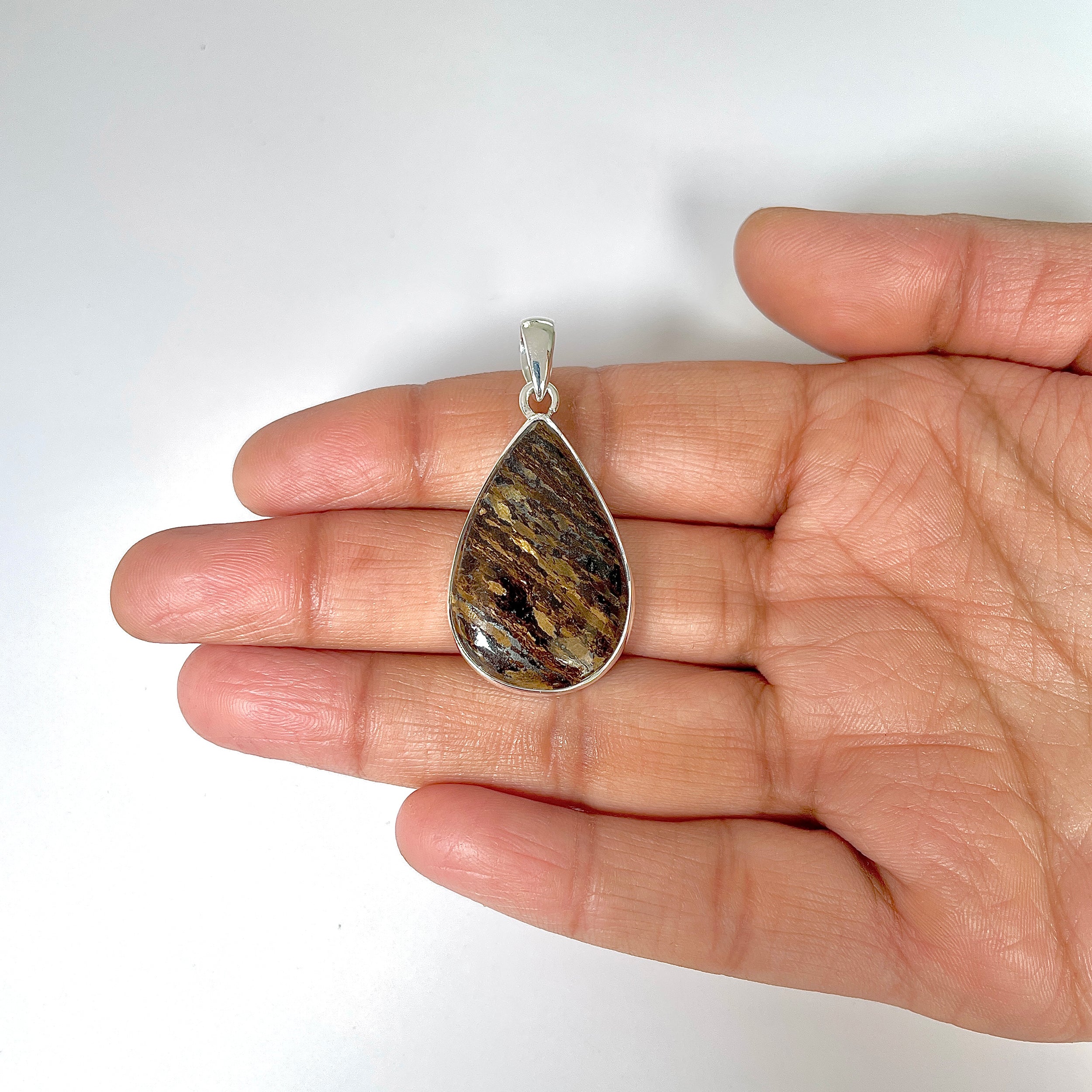 Bronzite Pendant-(BRZ-1-1)