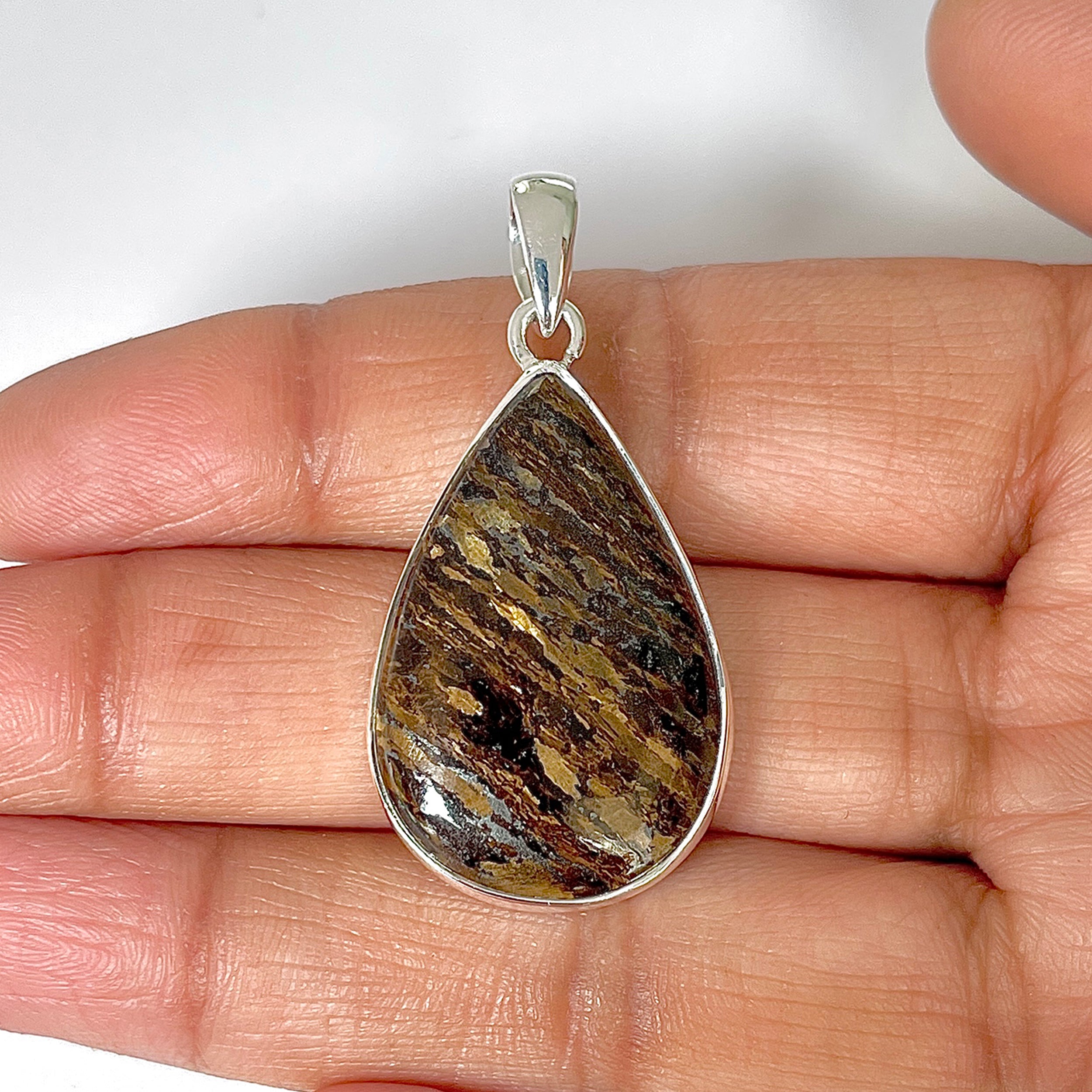 Bronzite Pendant-(BRZ-1-1)