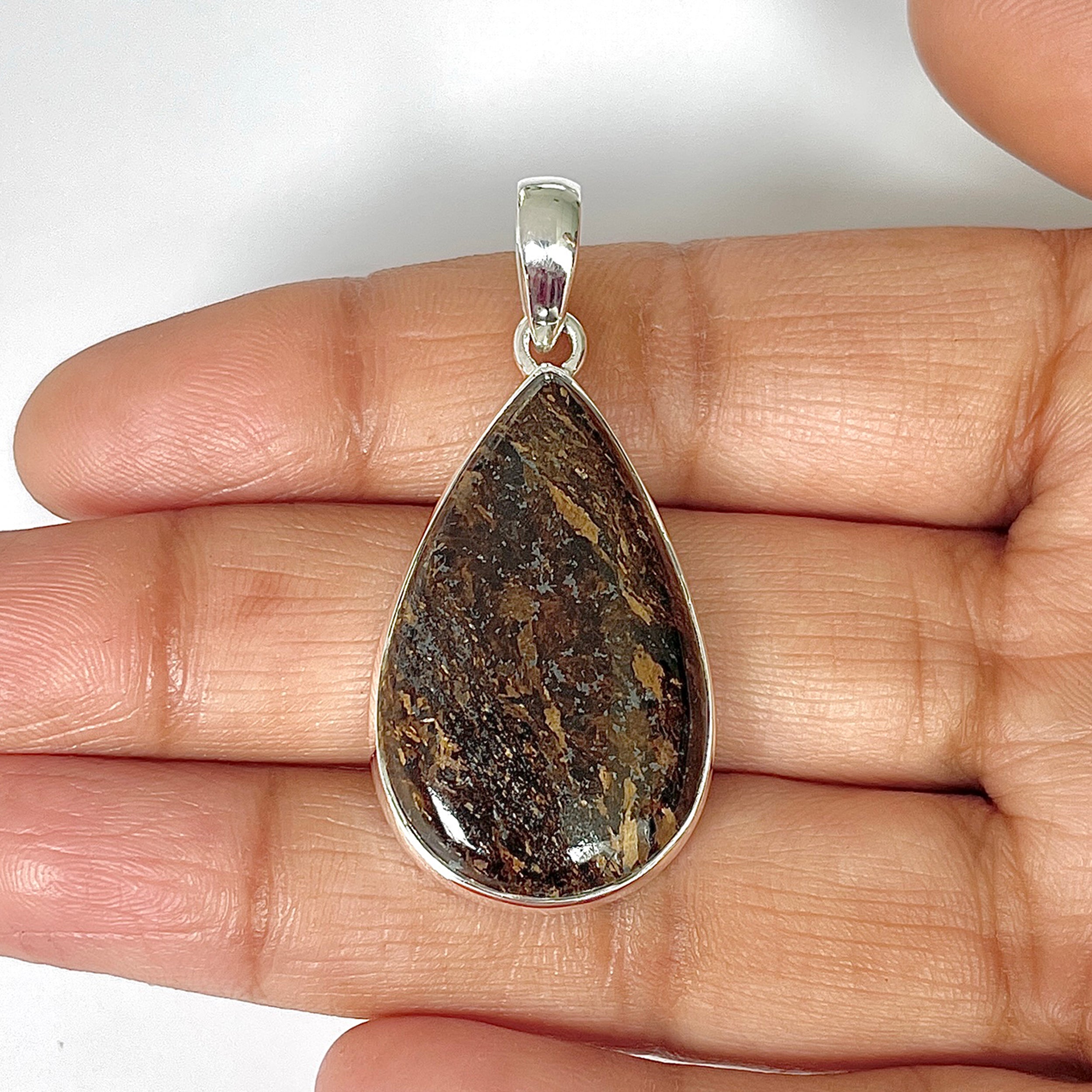 Bronzite Pendant-(BRZ-1-20)