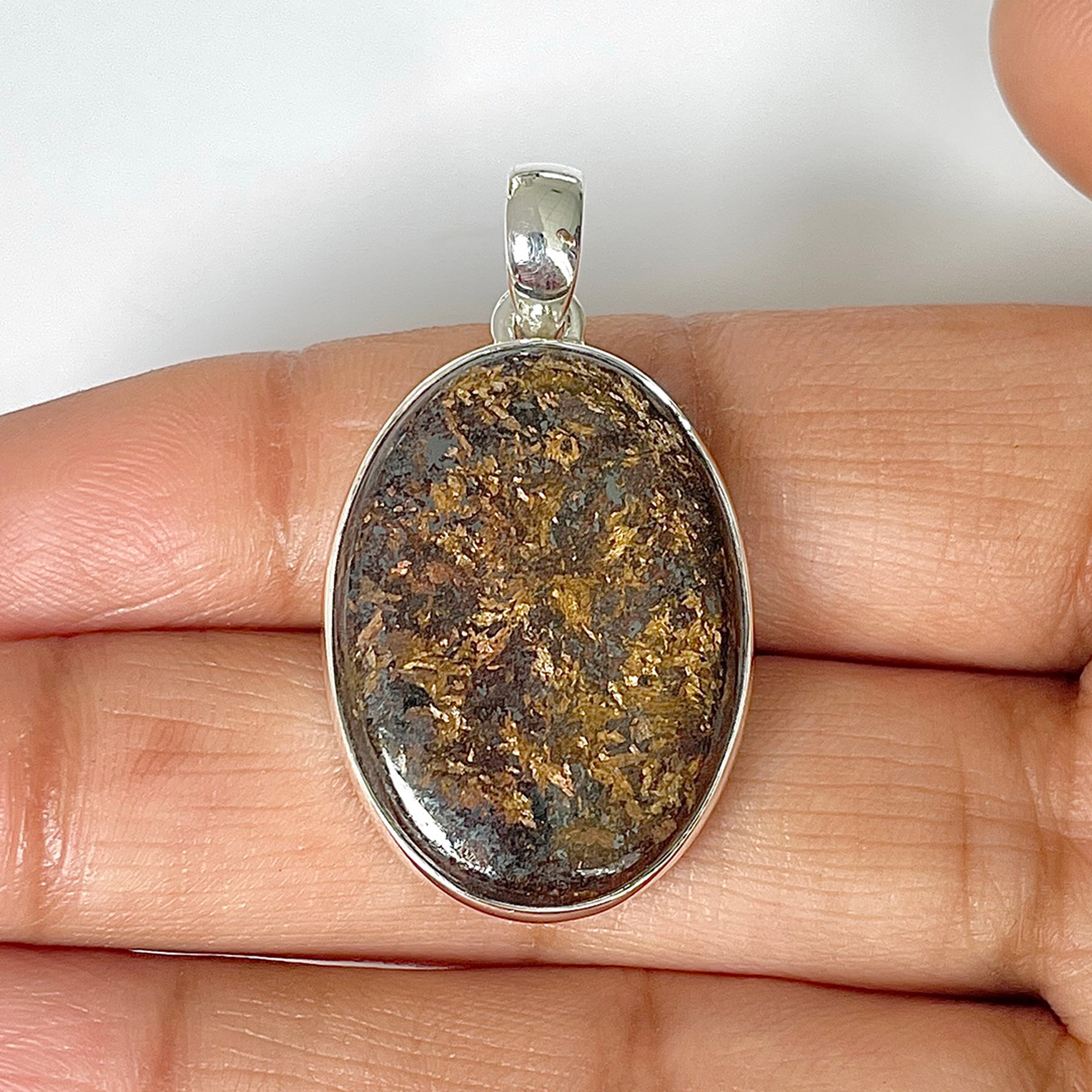 Bronzite Pendant-(BRZ-1-21)