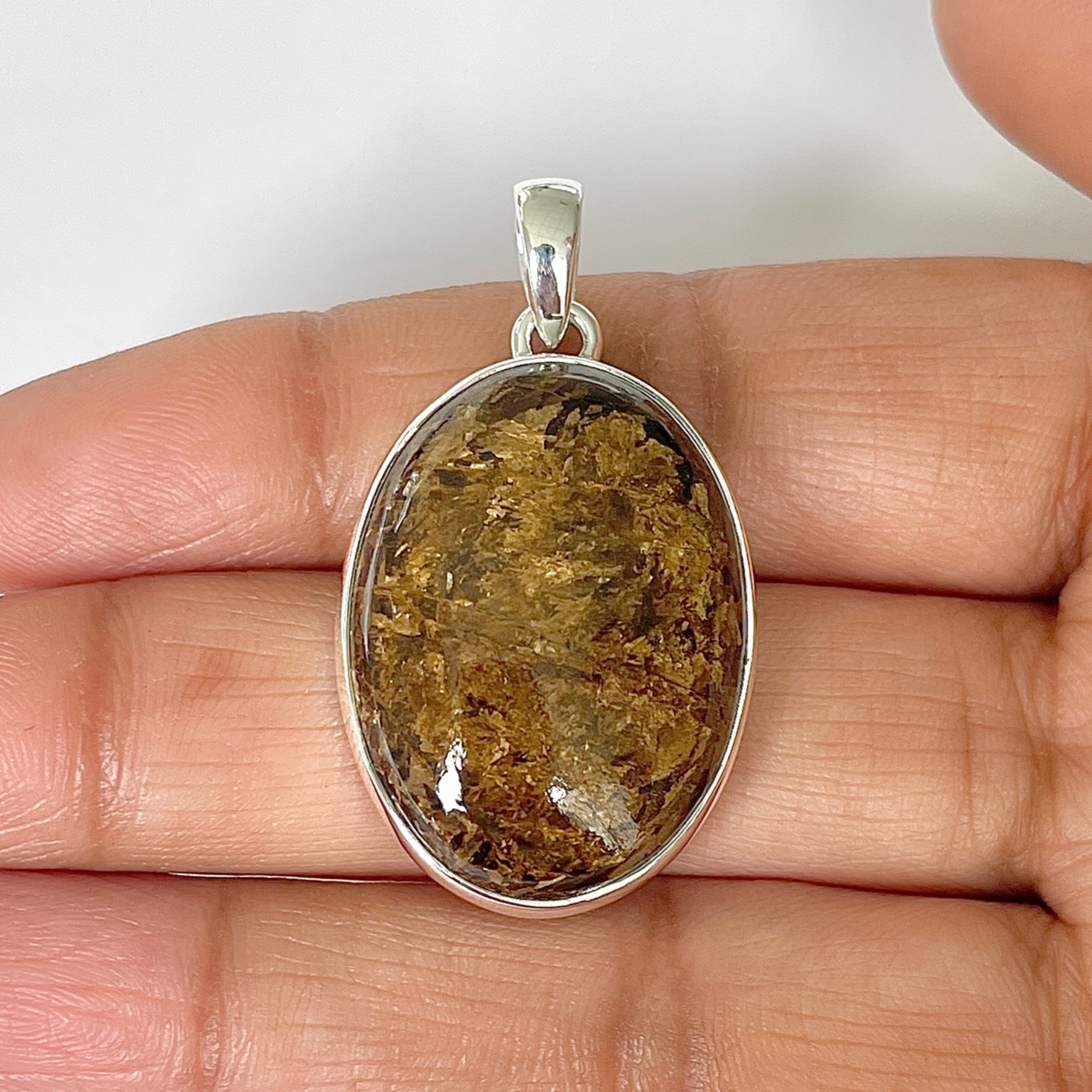 Bronzite Pendant-(BRZ-1-25)