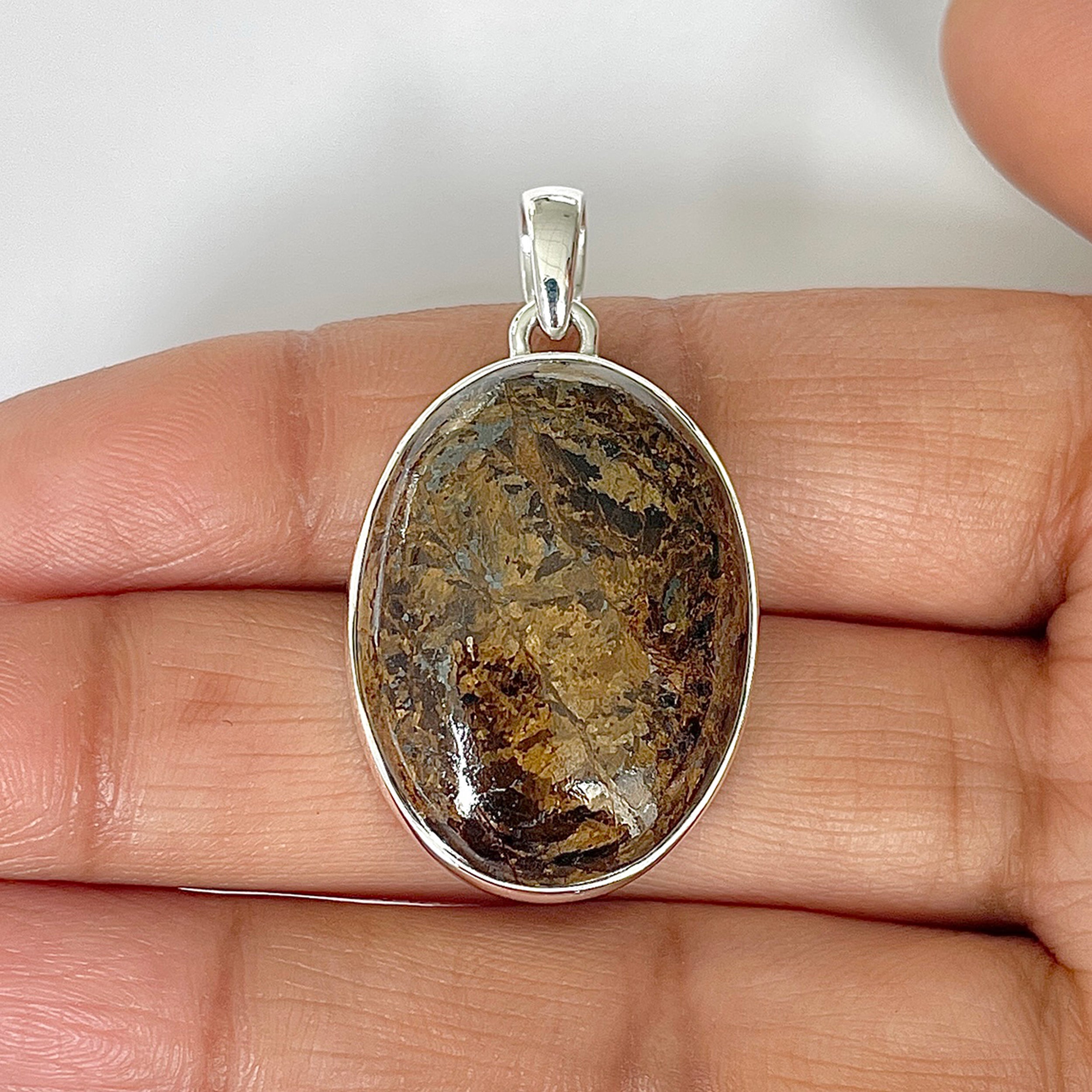 Bronzite Pendant-(BRZ-1-26)