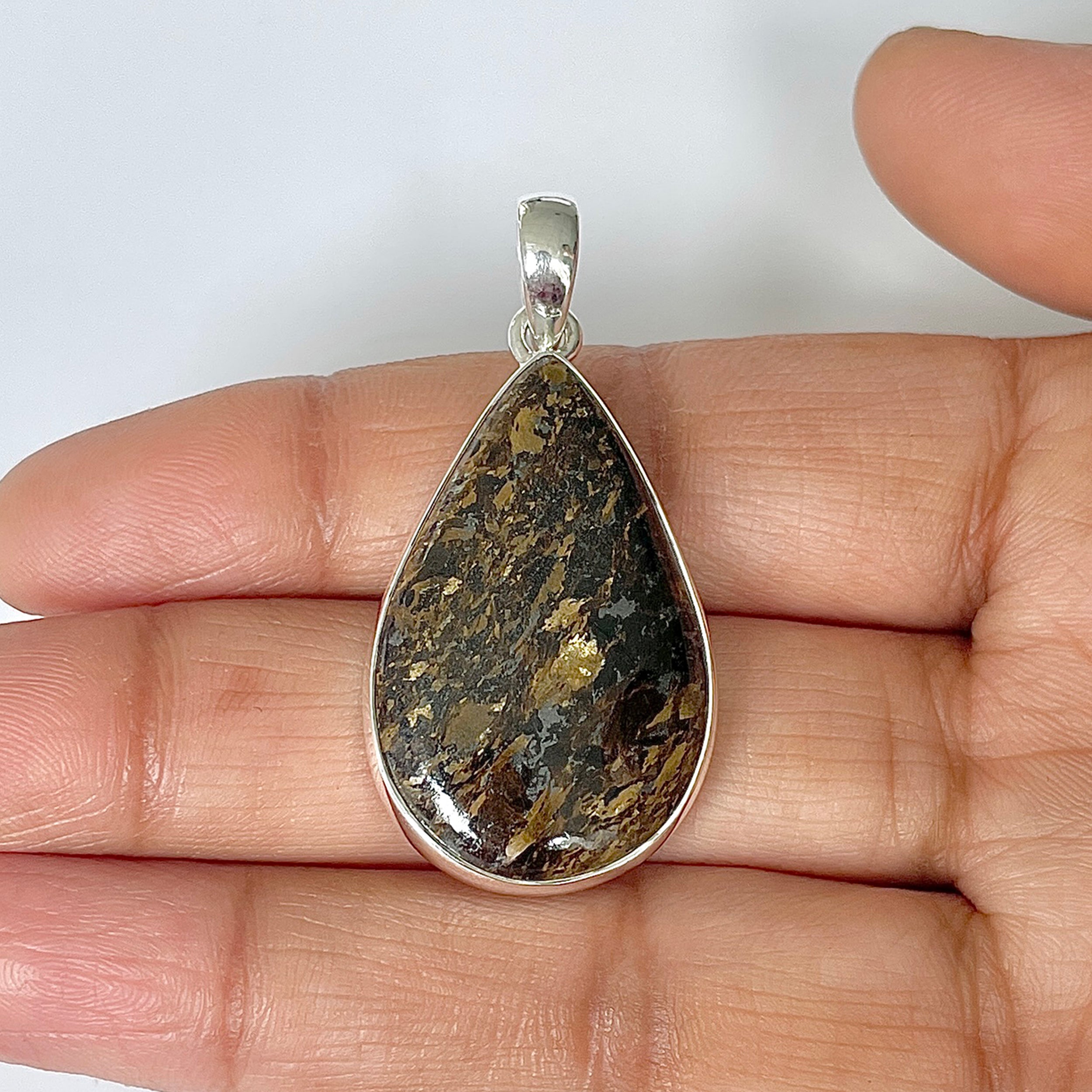 Bronzite Pendant-(BRZ-1-28)