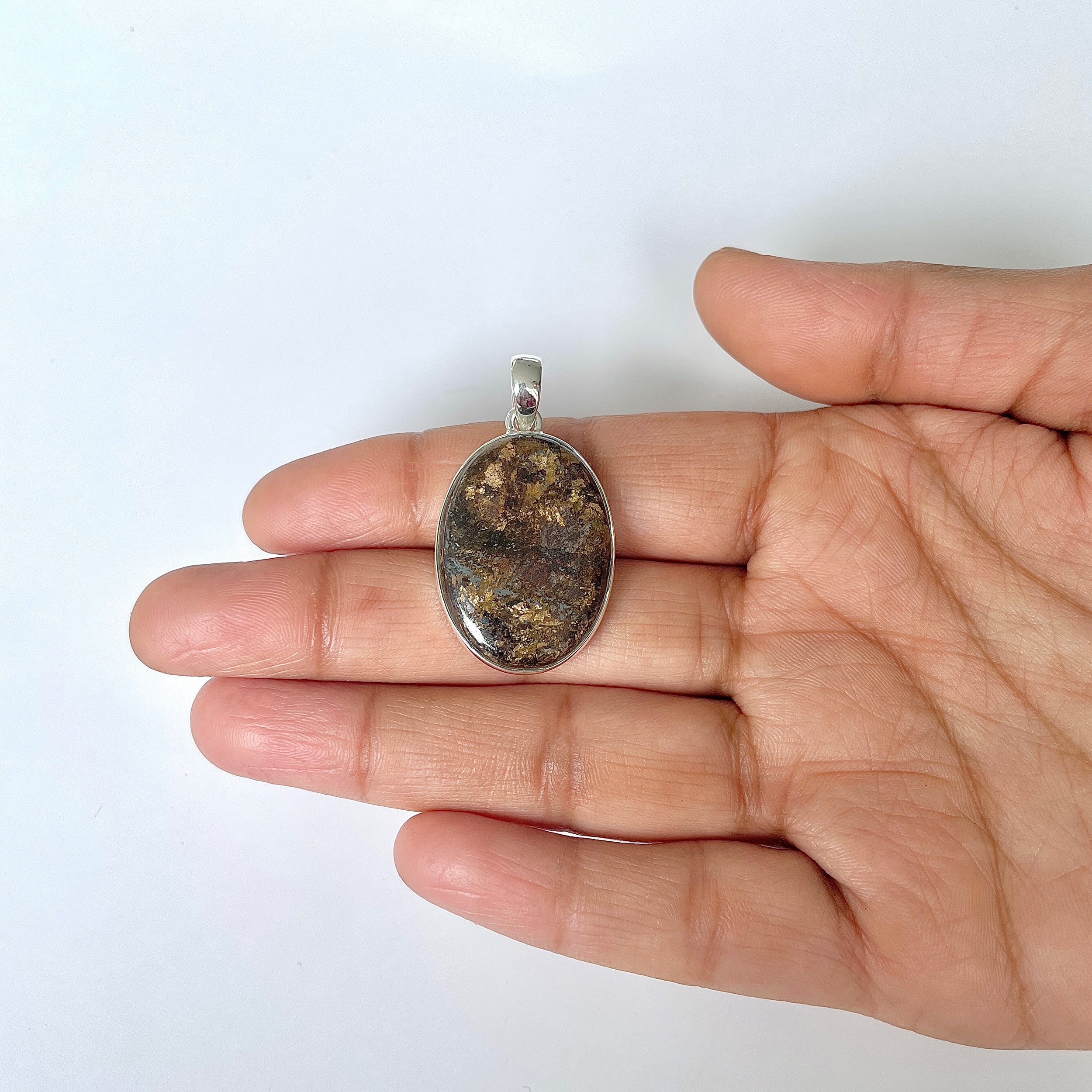 Bronzite Pendant-(BRZ-1-29)