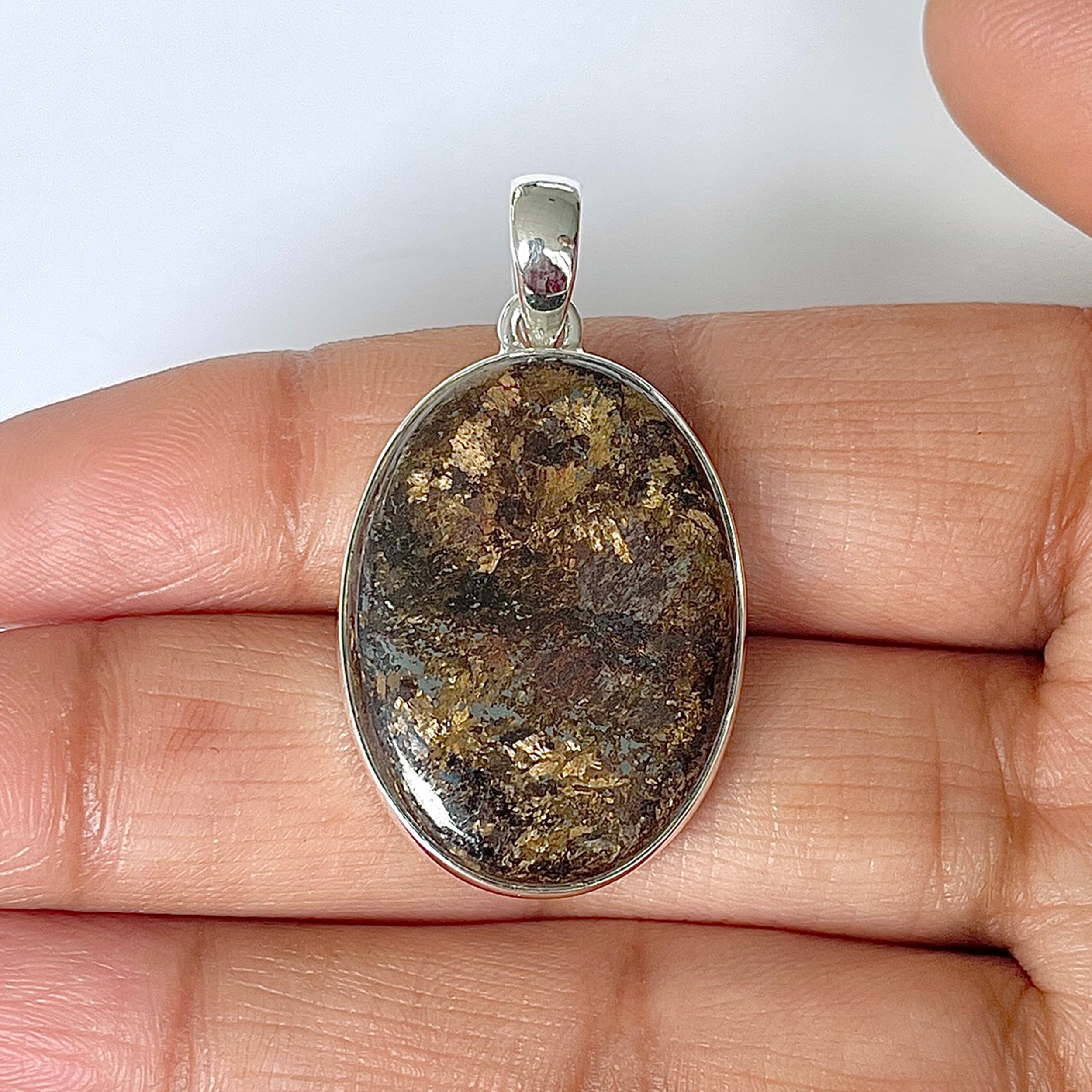 Bronzite Pendant-(BRZ-1-29)