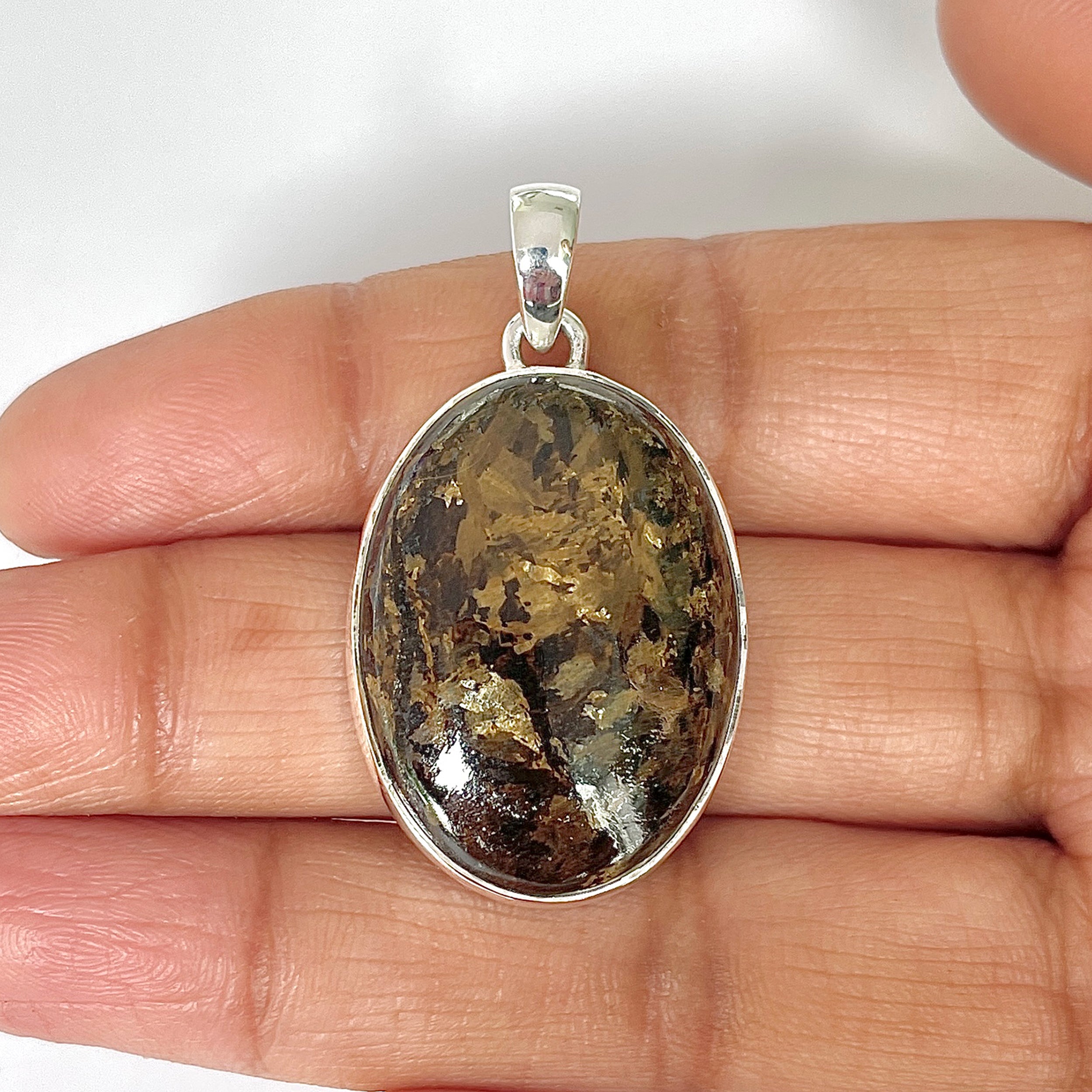 Bronzite Pendant-(BRZ-1-3)