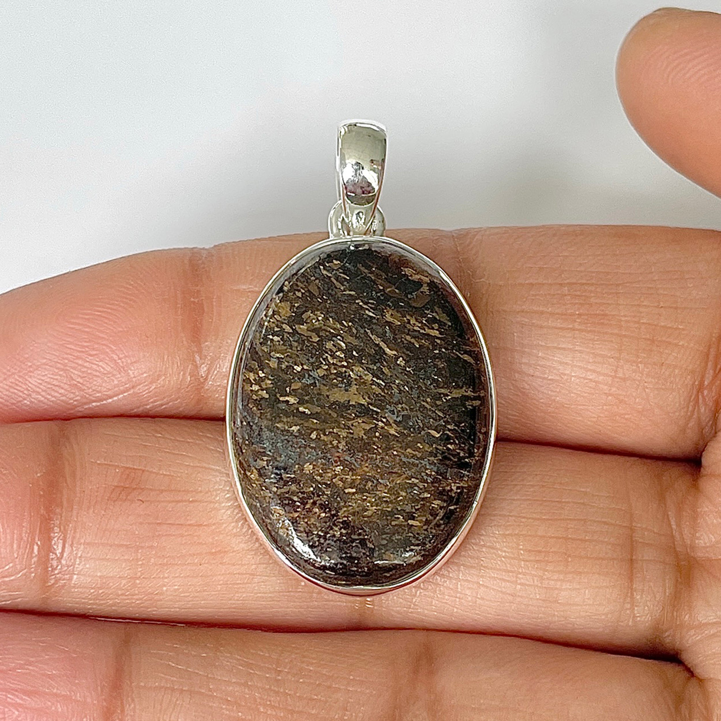 Bronzite Pendant-(BRZ-1-30)