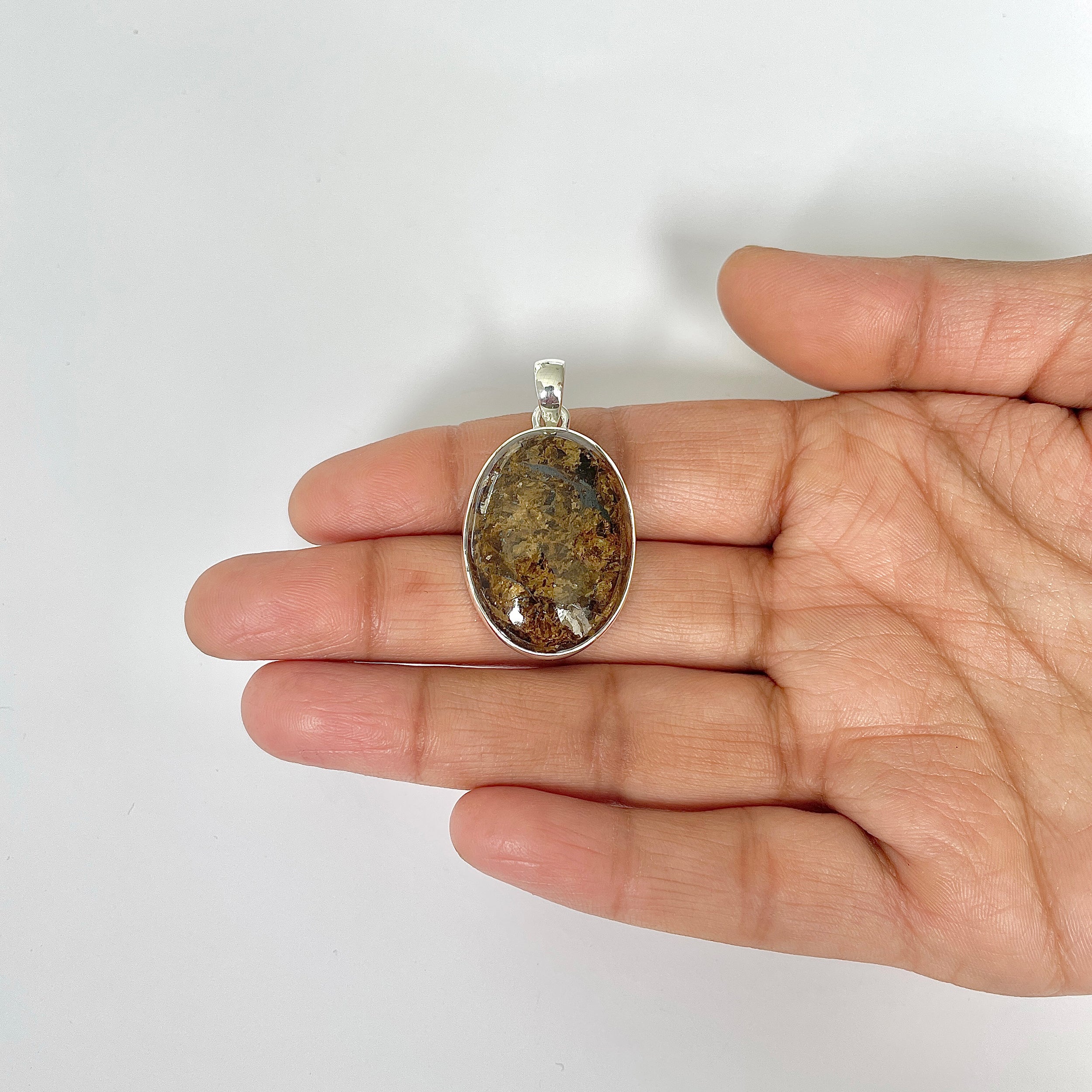 Bronzite Pendant-(BRZ-1-32)