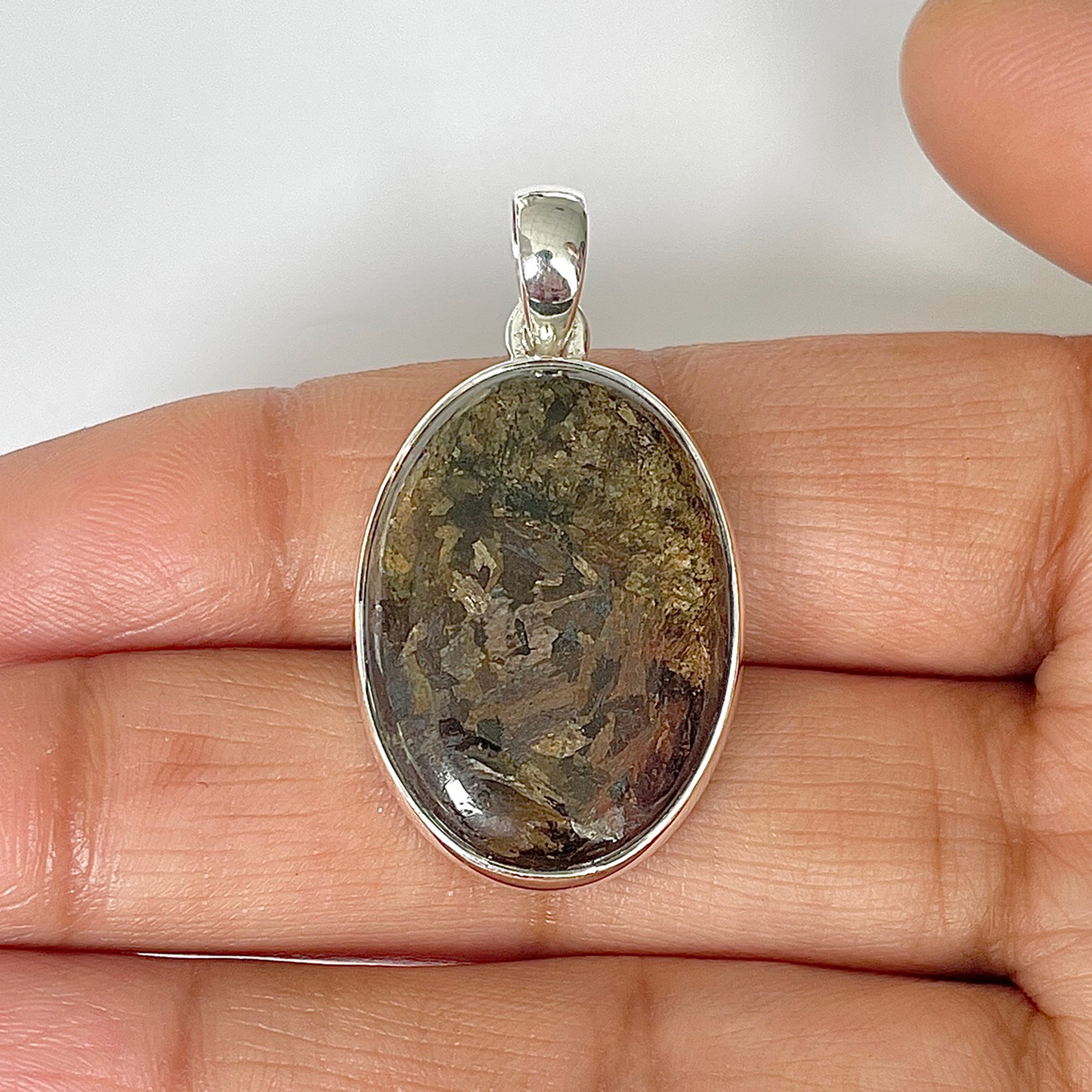 Bronzite Pendant-(BRZ-1-34)