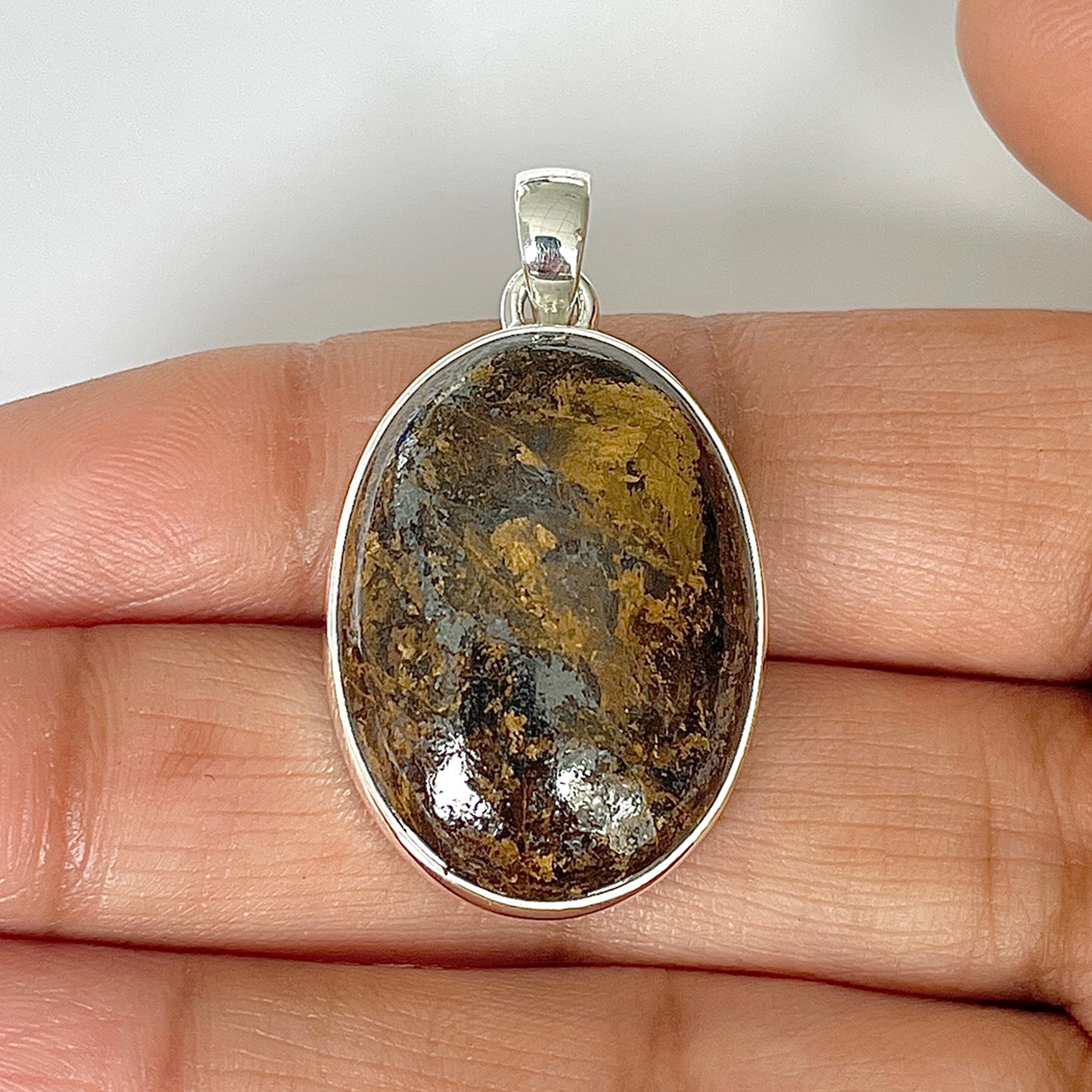 Bronzite Pendant-(BRZ-1-35)