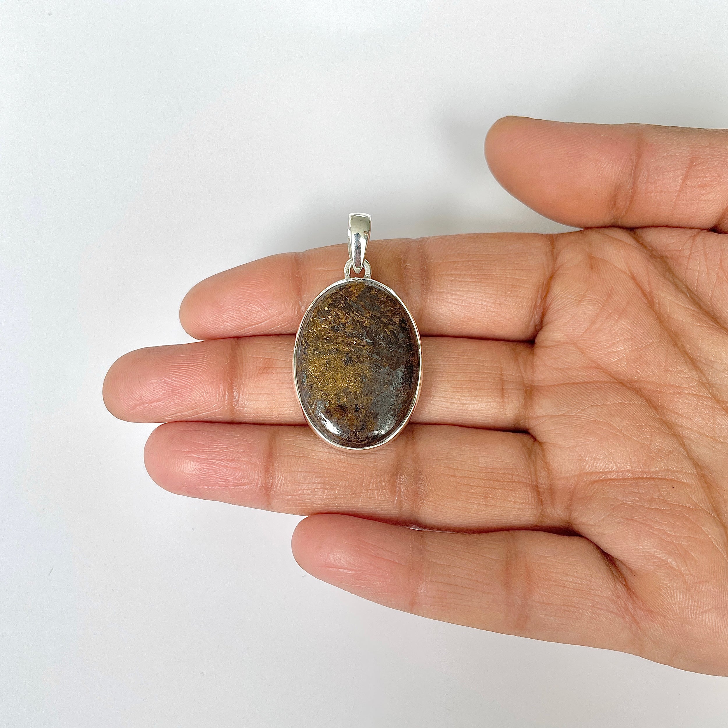 Bronzite Pendant-(BRZ-1-36)