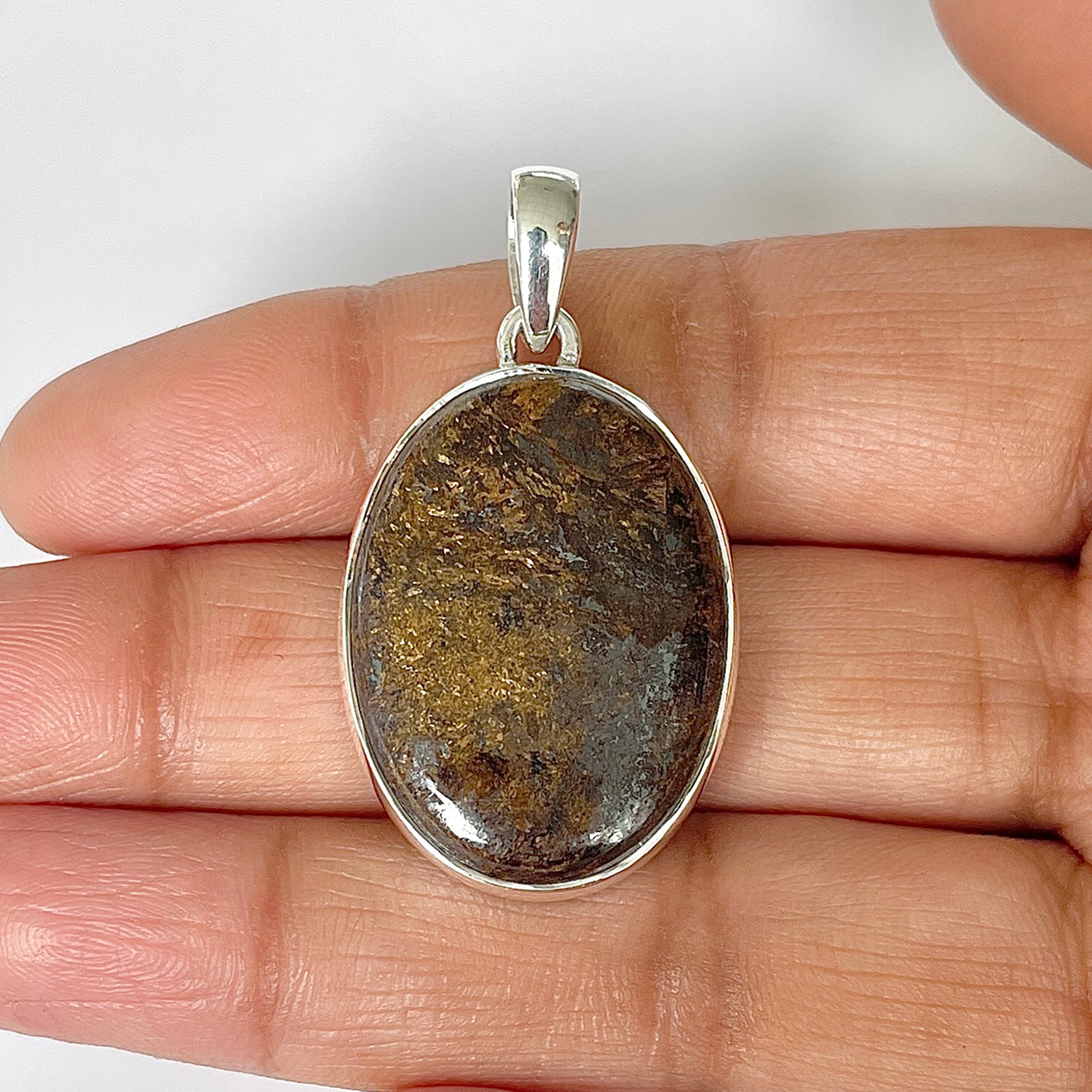 Bronzite Pendant-(BRZ-1-36)