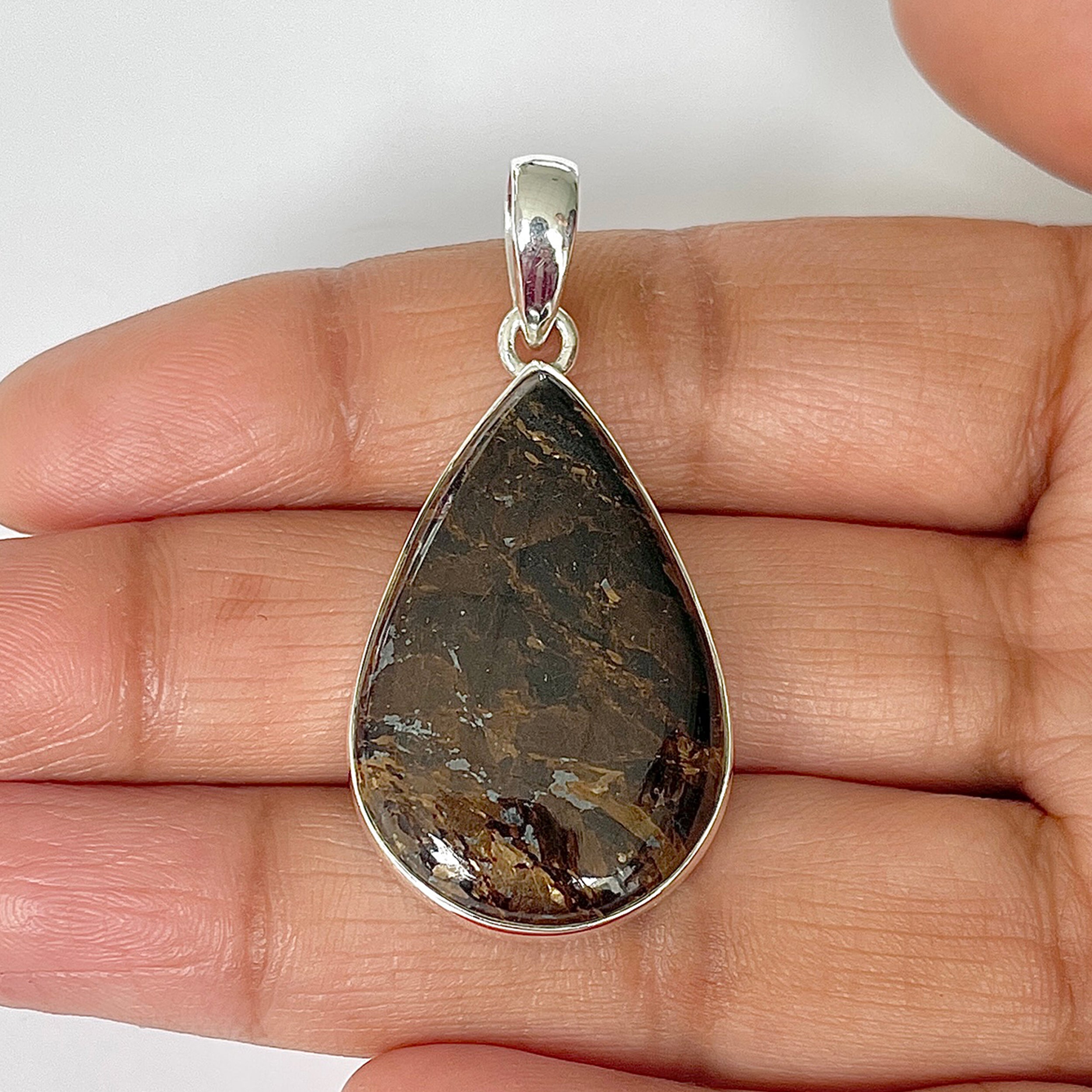 Bronzite Pendant-(BRZ-1-39)