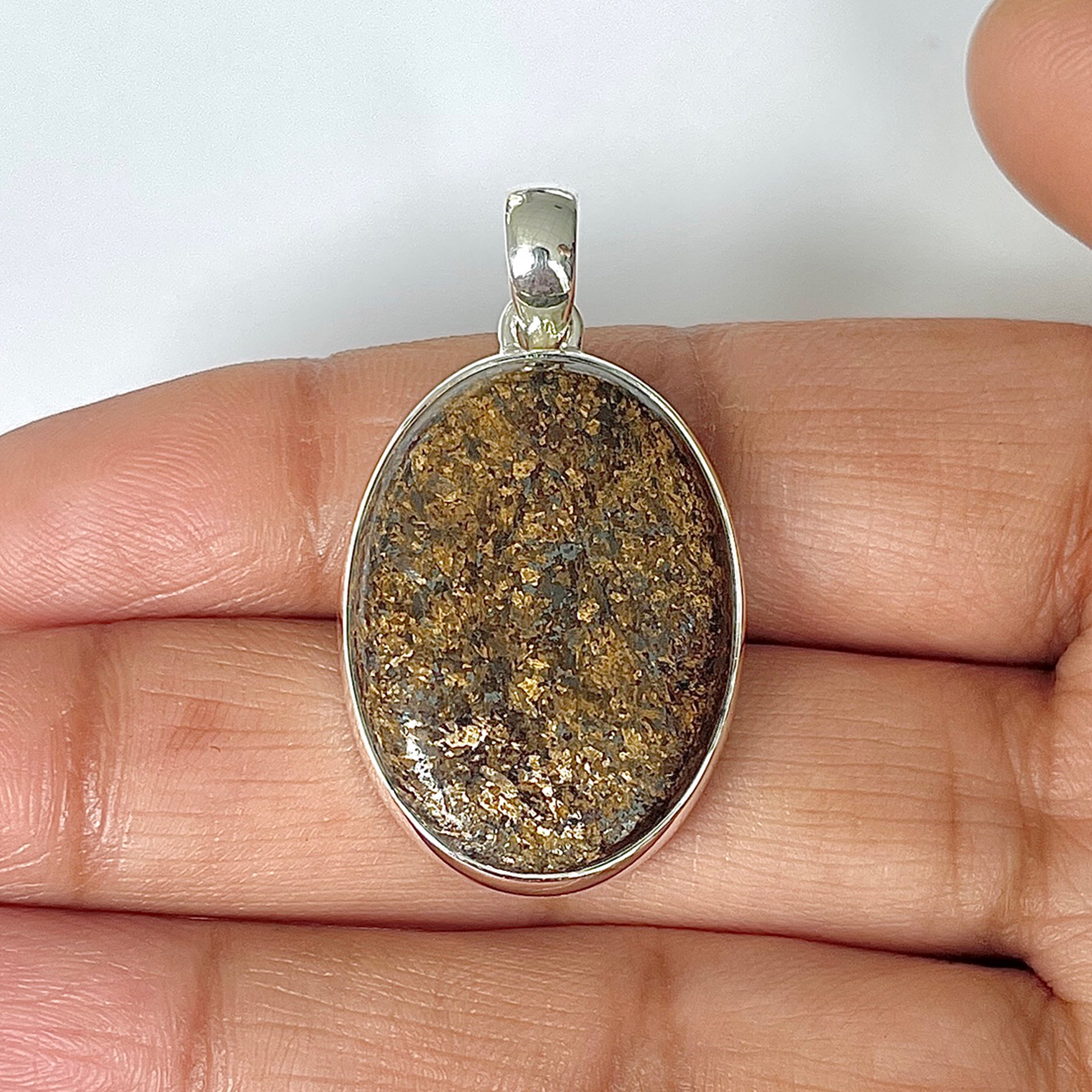 Bronzite Pendant-(BRZ-1-41)