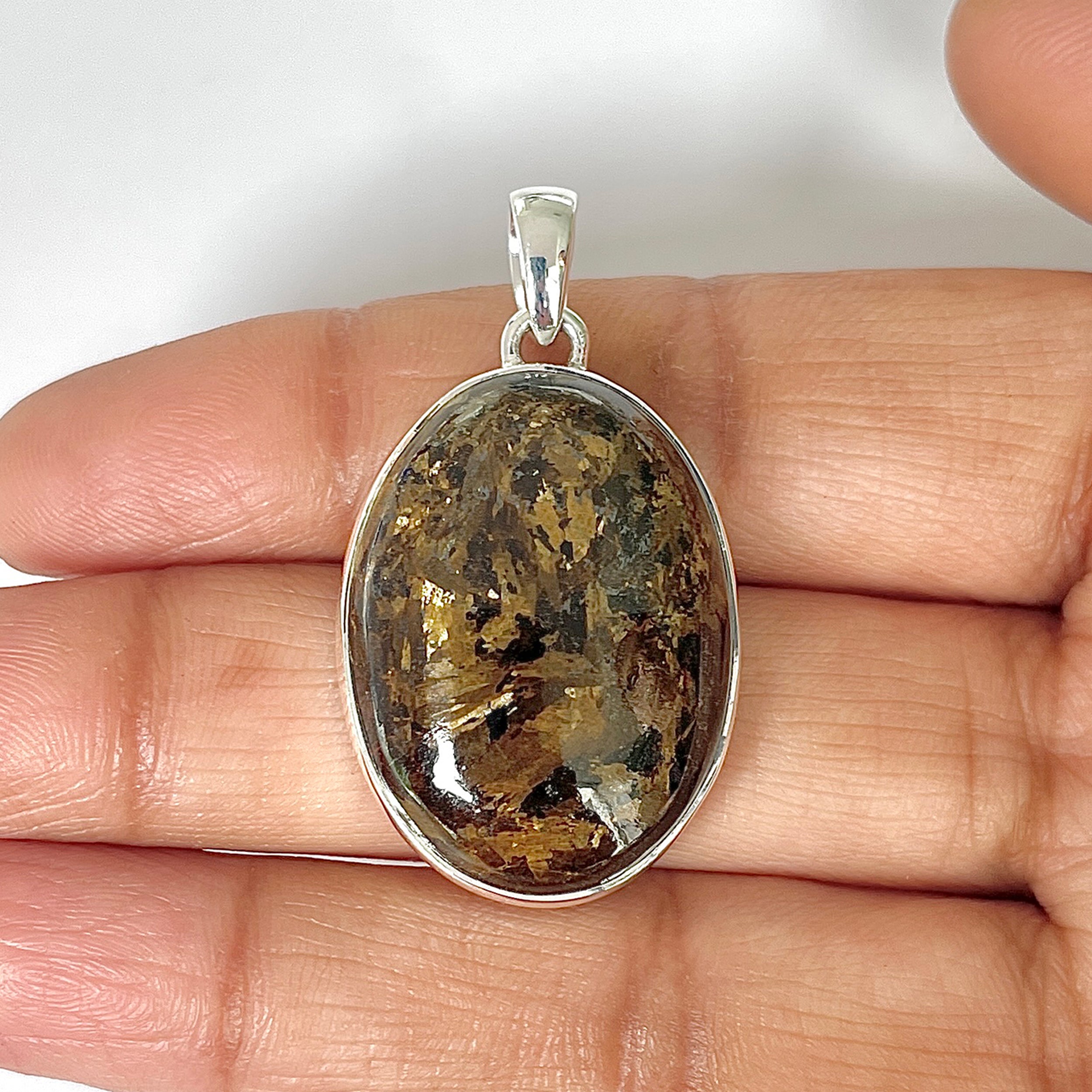 Bronzite Pendant-(BRZ-1-6)