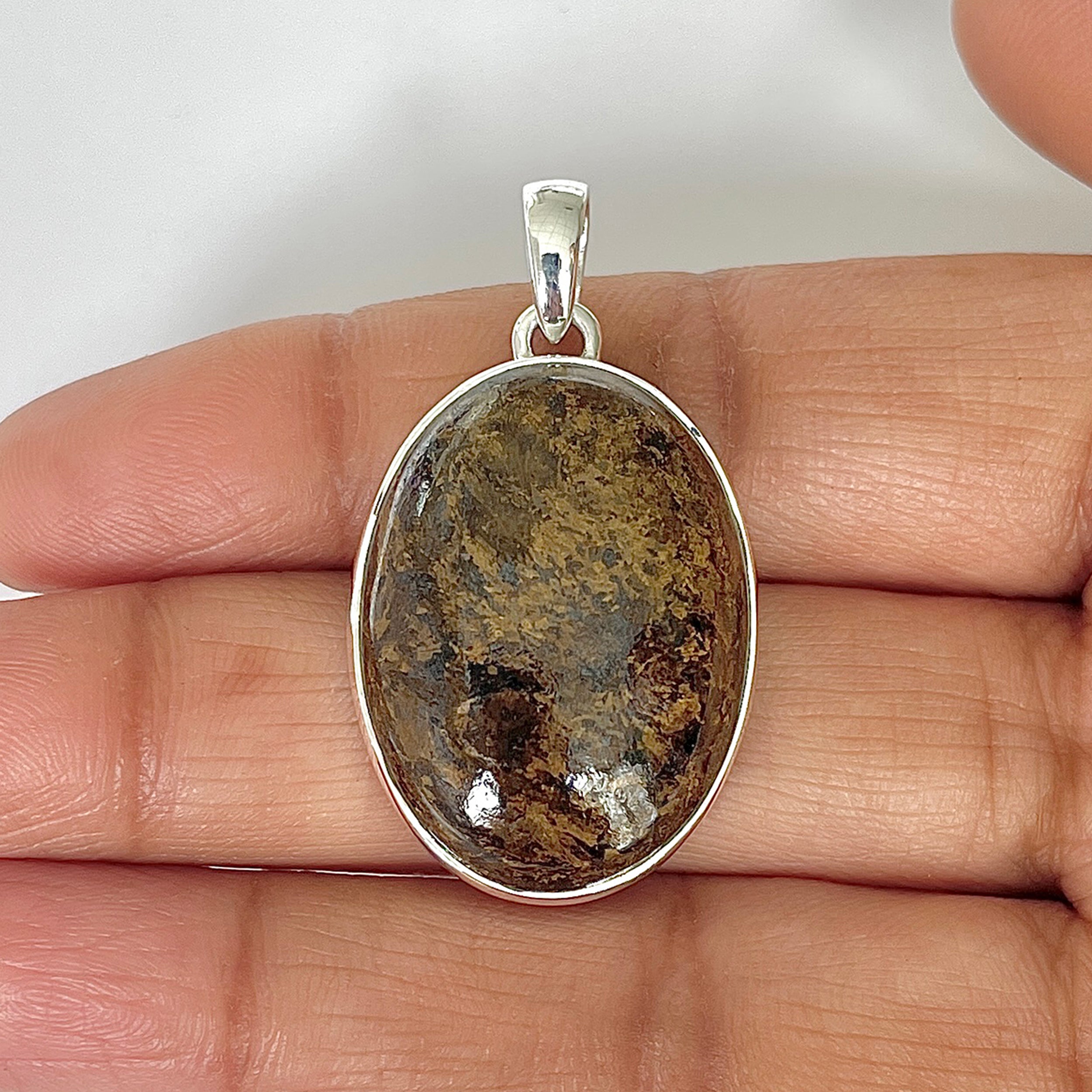 Bronzite Pendant-(BRZ-1-8)
