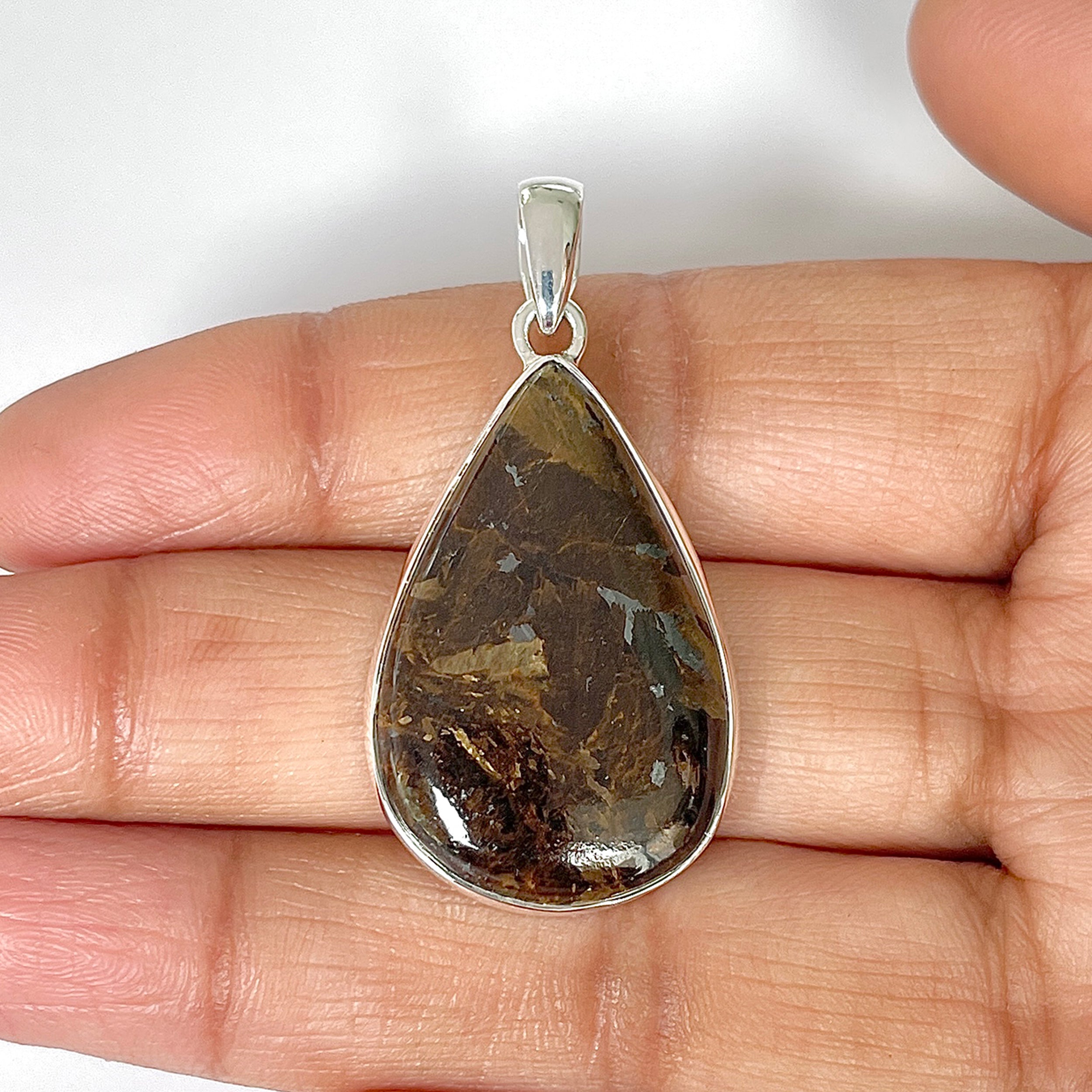 Bronzite Pendant-(BRZ-1-9)
