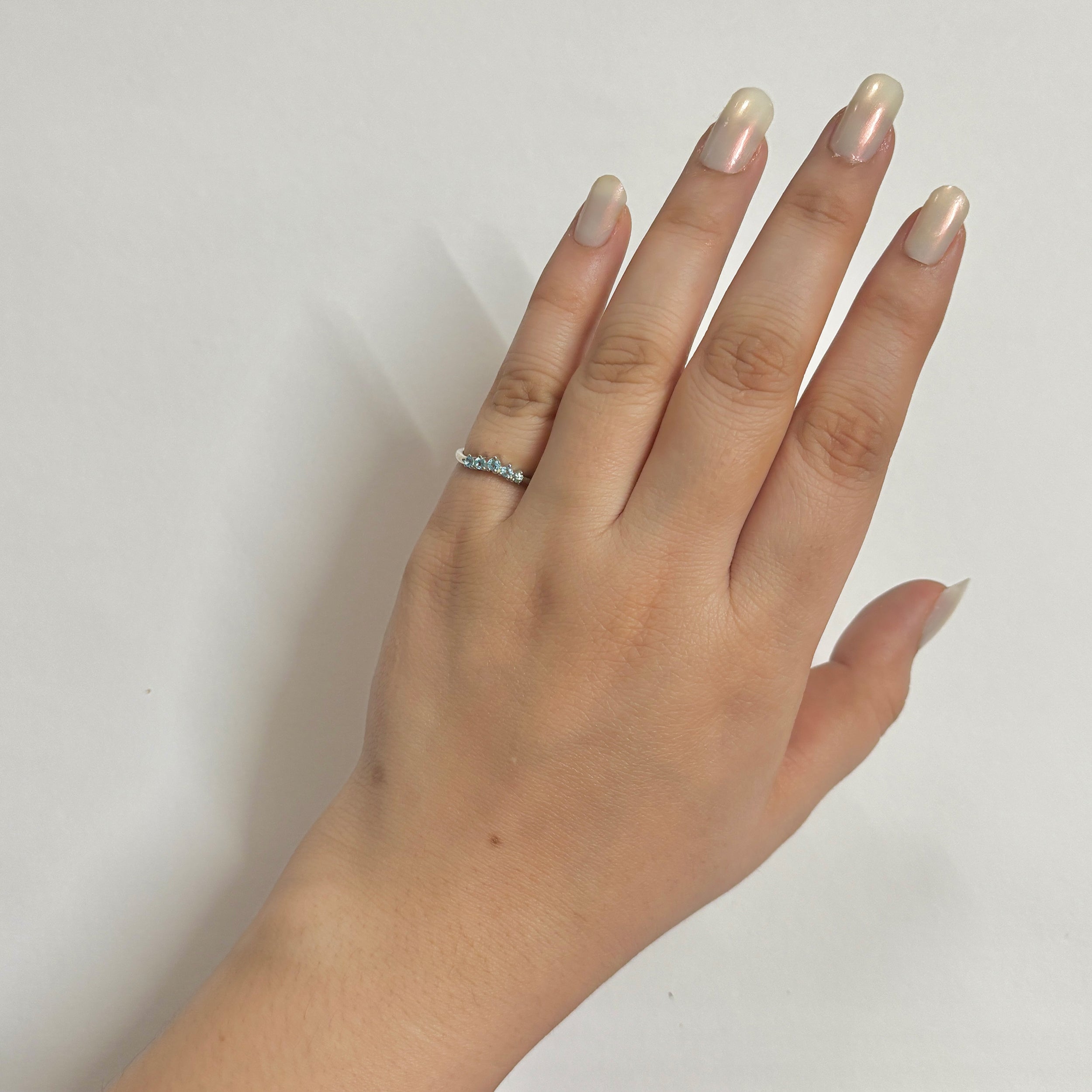 Blue Topaz Ring-(BTZ-RR-326.)