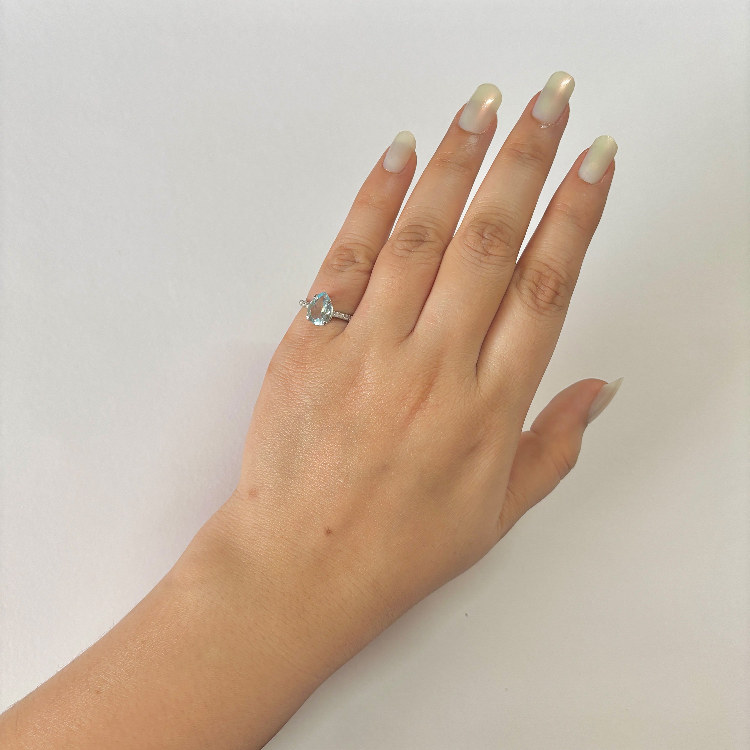 Blue Topaz Ring-(BTZ-RR-344-A.)