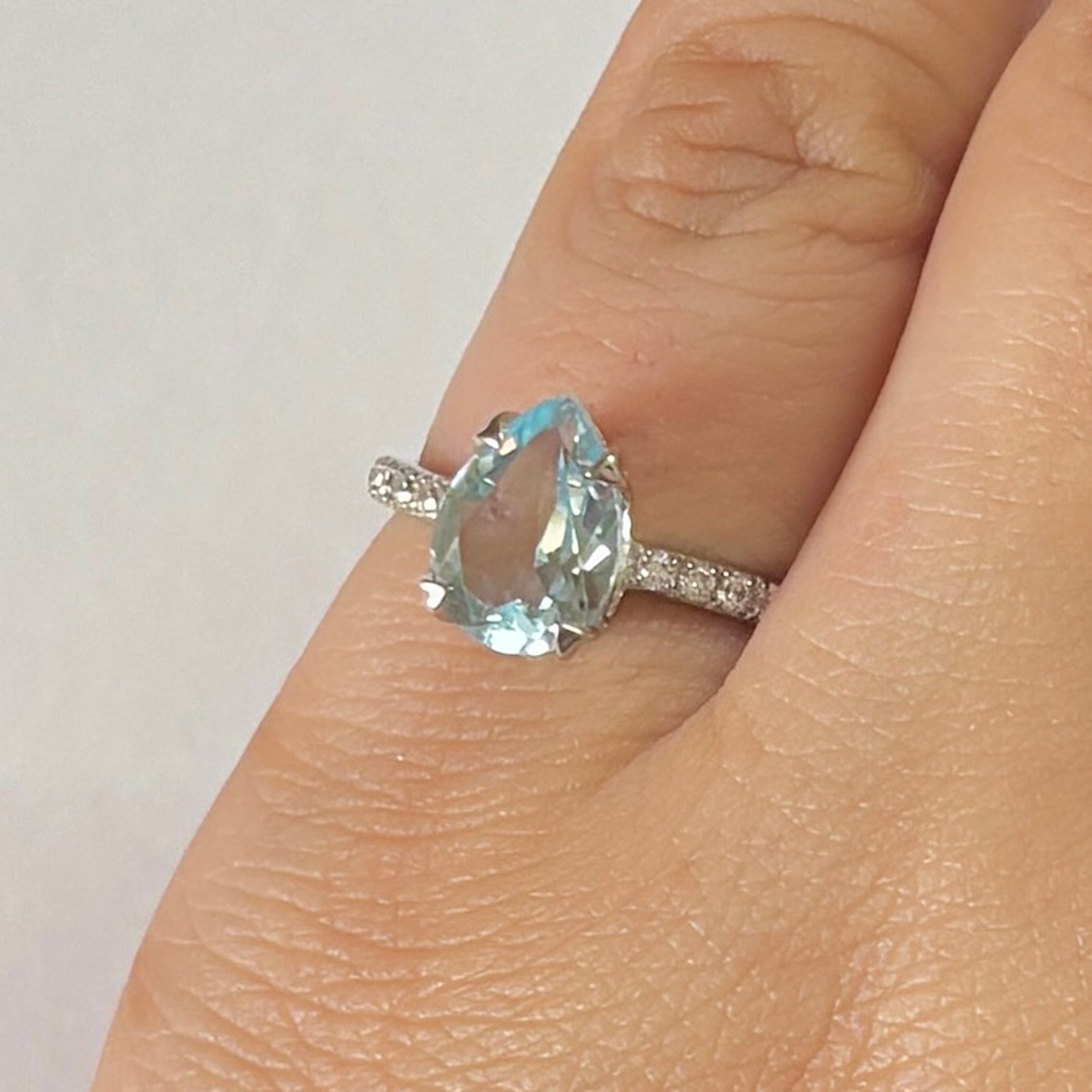 Blue Topaz Ring-(BTZ-RR-344-A.)