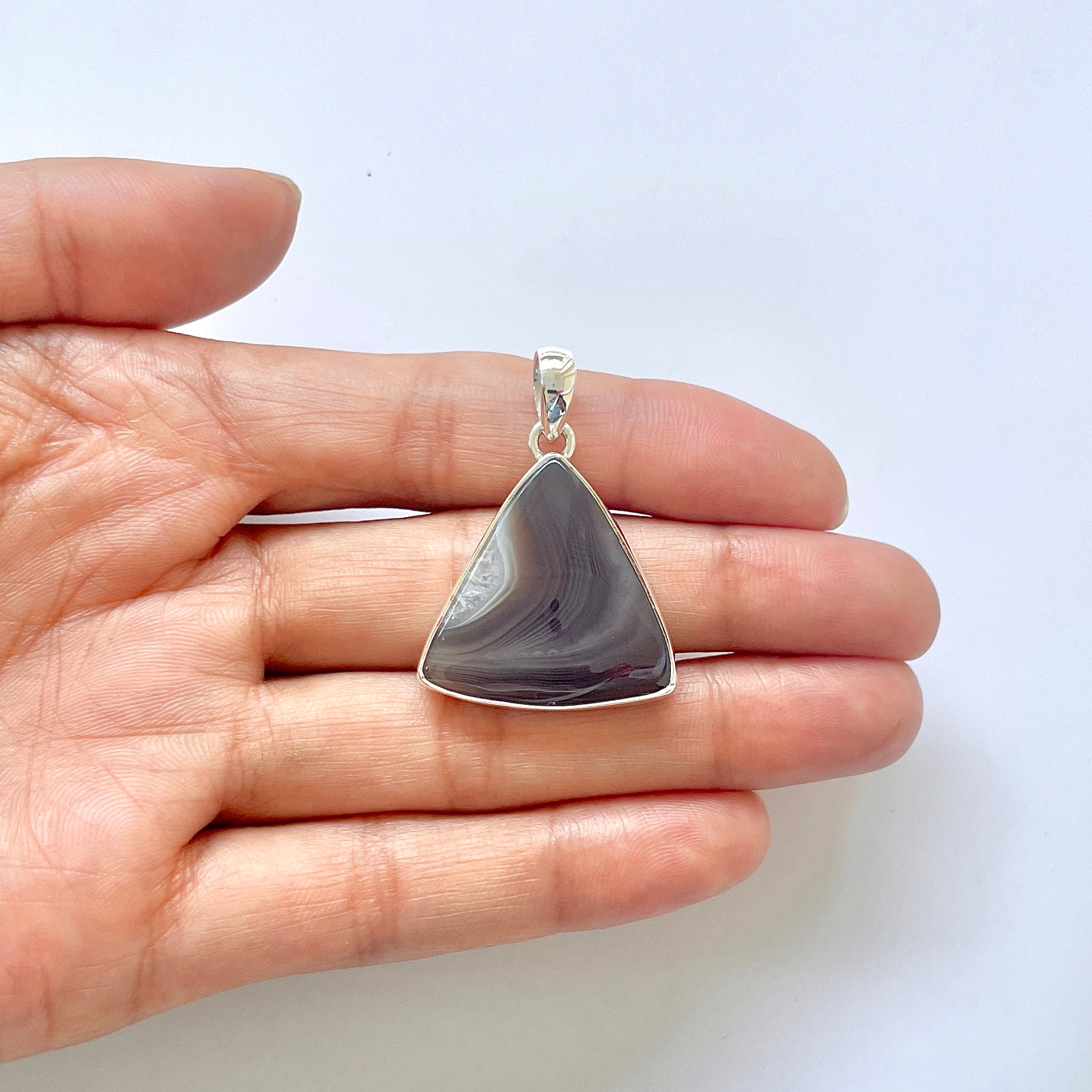 Botswana Agate Pendant-(BWA-1-24)