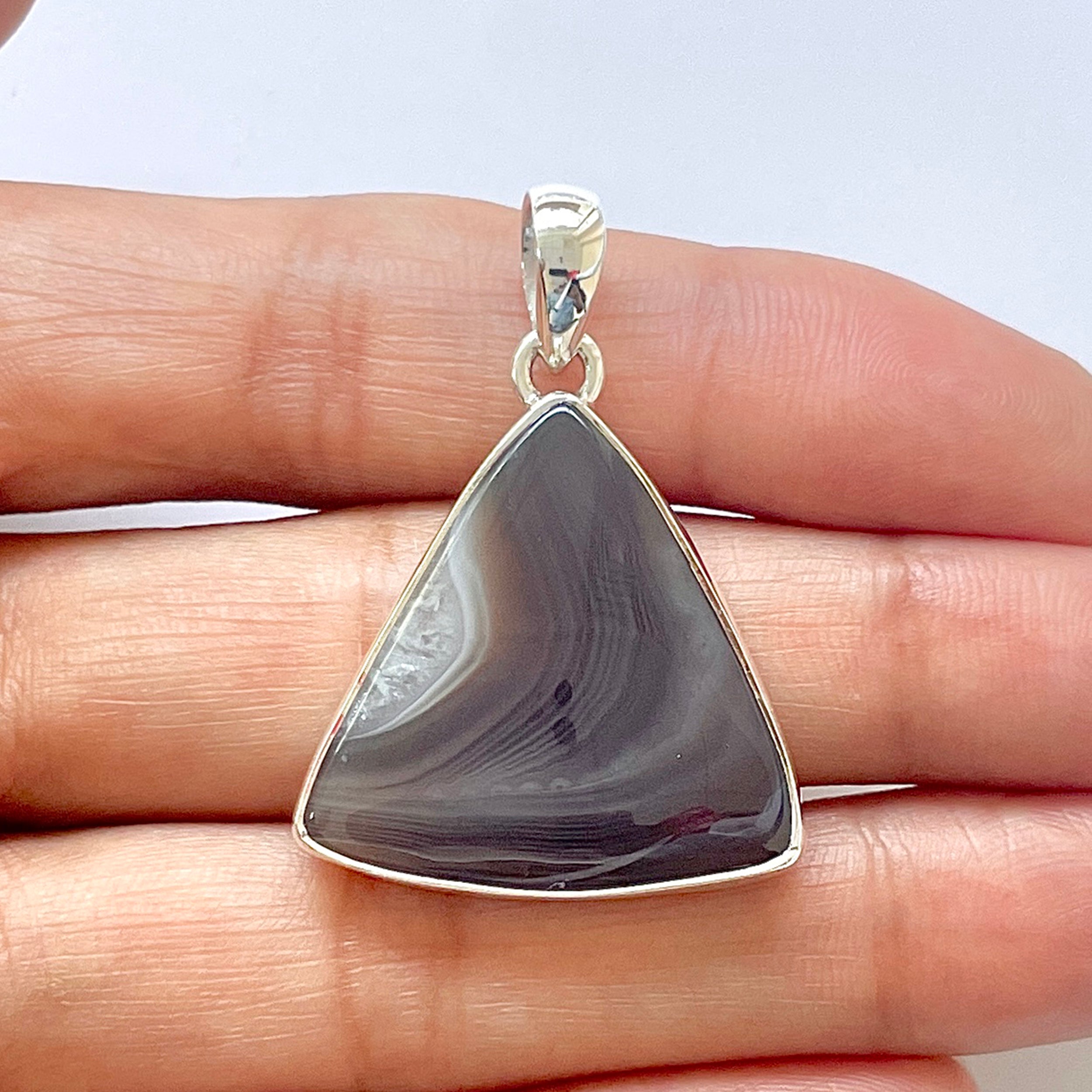 Botswana Agate Pendant-(BWA-1-24)