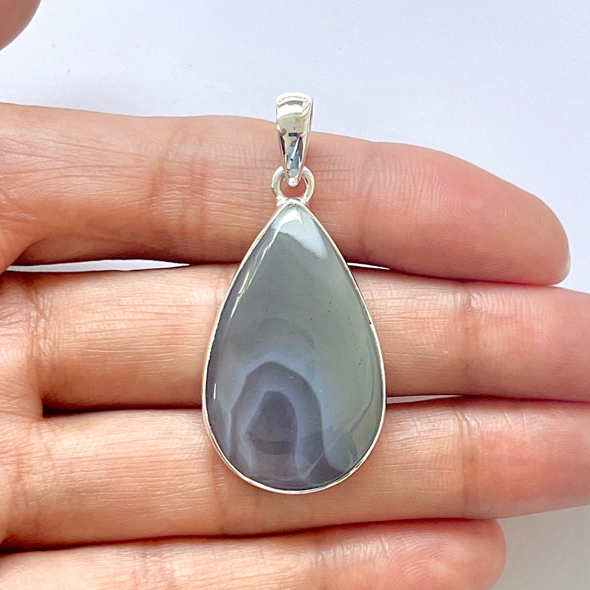 Botswana Agate Pendant-(BWA-1-33)