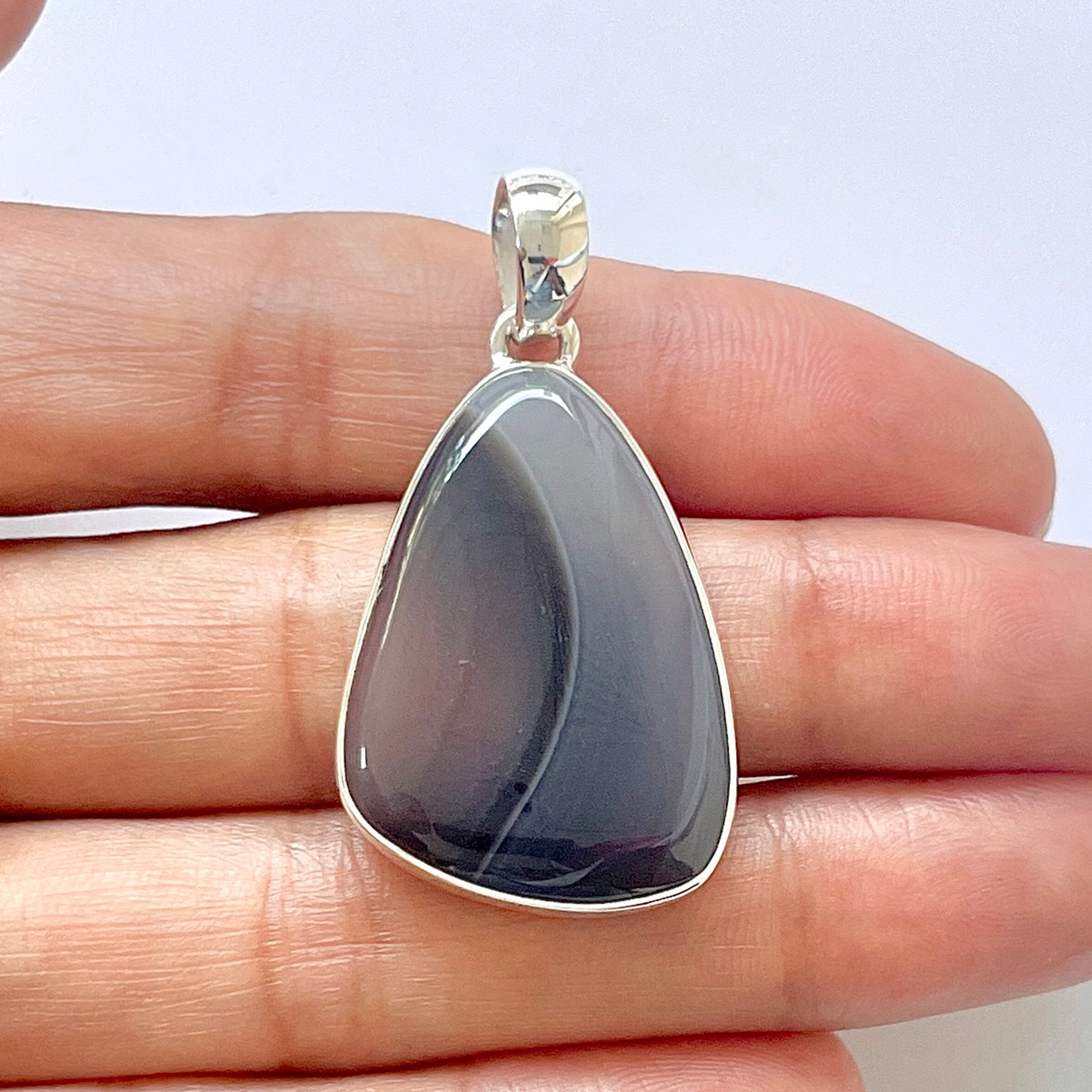 Botswana Agate Pendant-(BWA-1-34)