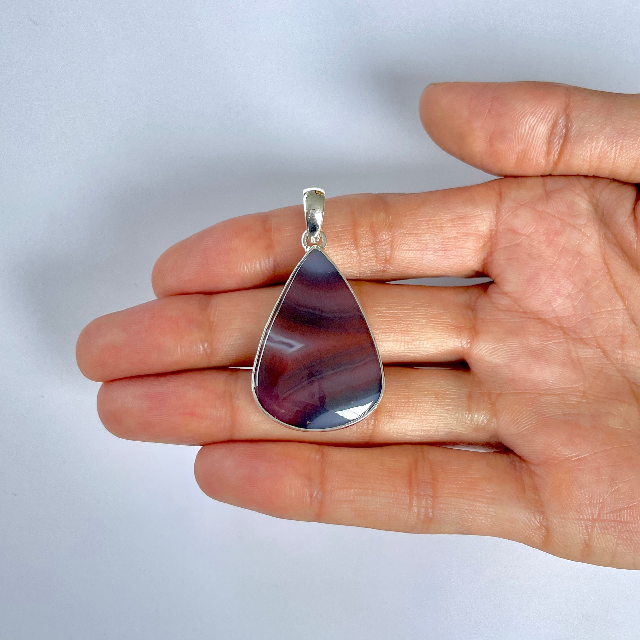 Botswana Agate Pendant-(BWA-1-41)