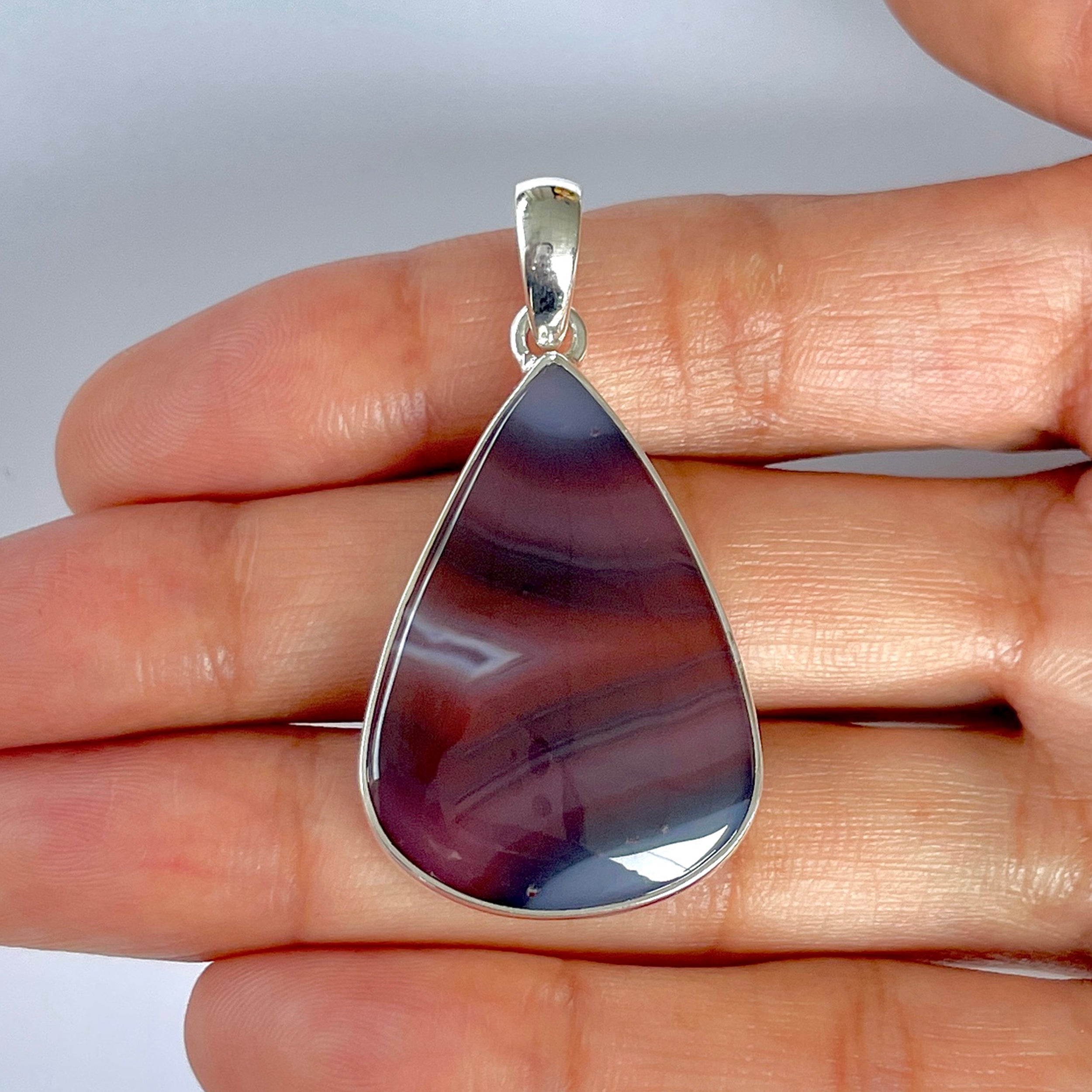 Botswana Agate Pendant-(BWA-1-41)