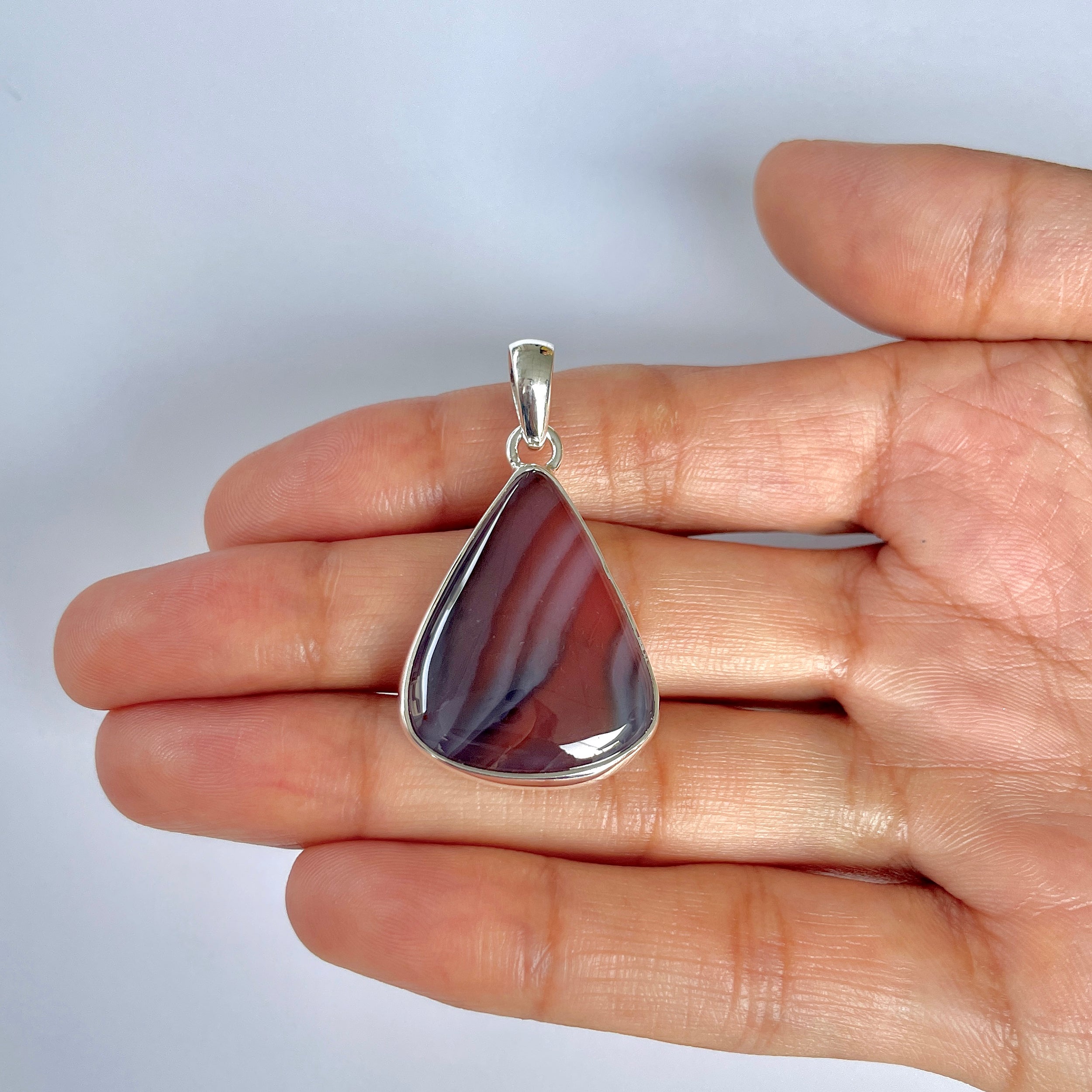 Botswana Agate Pendant-(BWA-1-47)