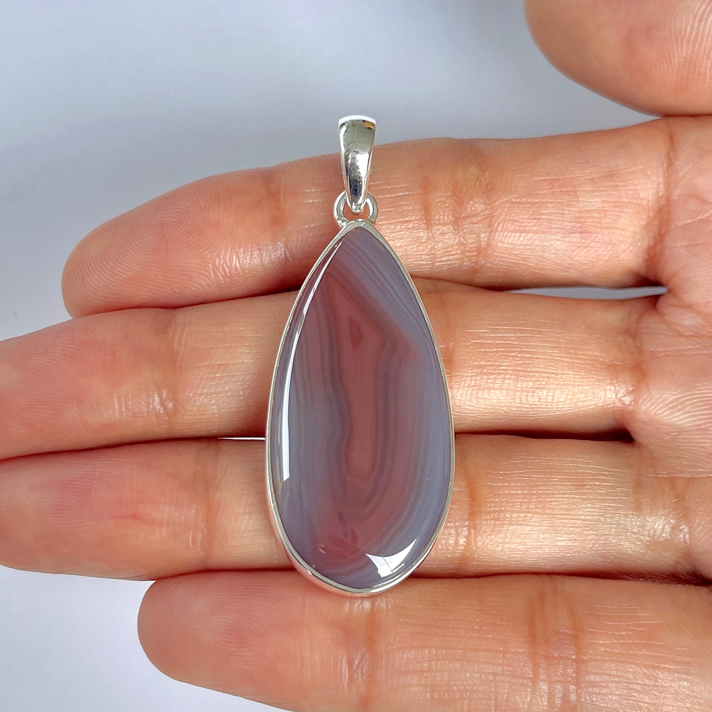 Botswana Agate Pendant-(BWA-1-48)