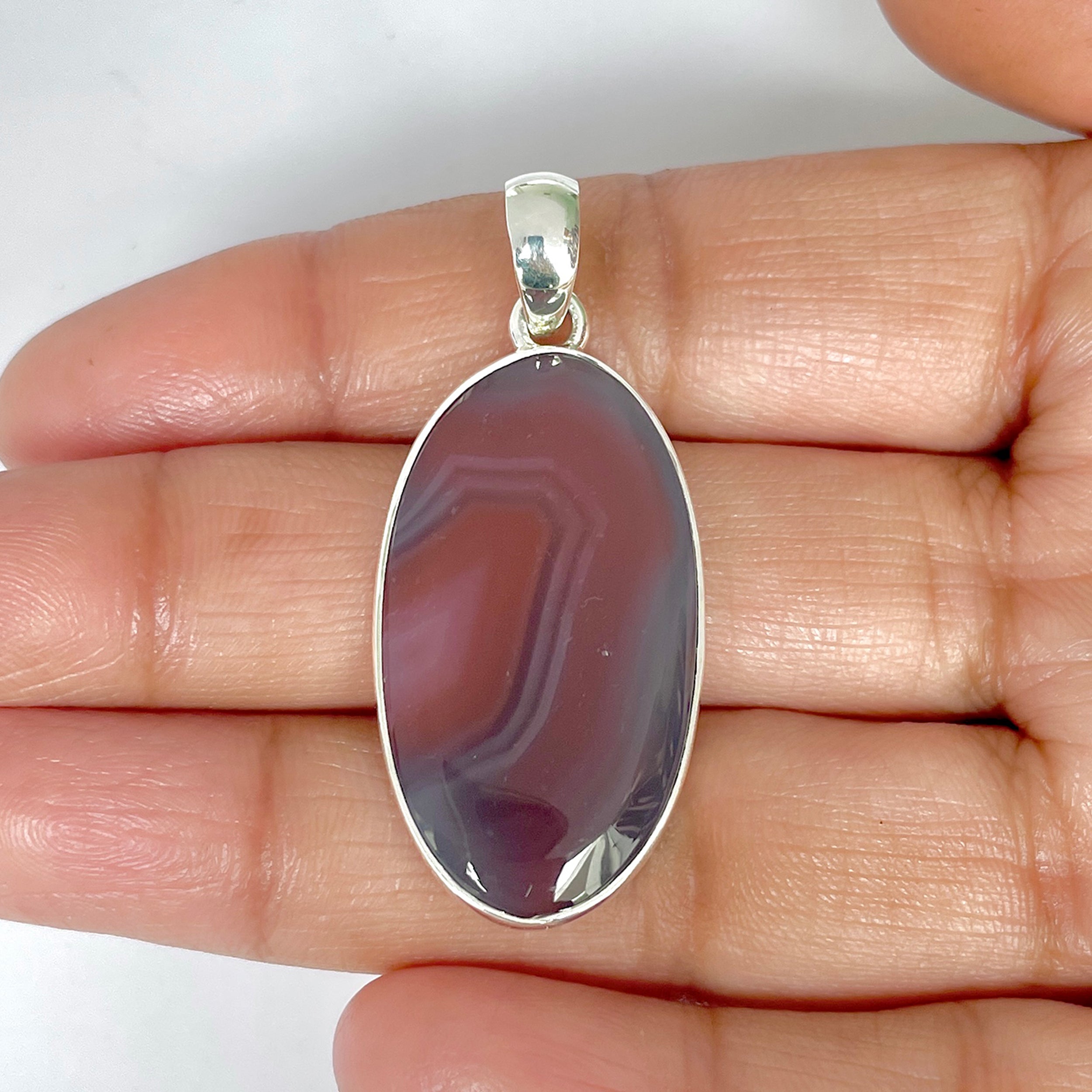 Botswana Agate Pendant-(BWA-1-52)
