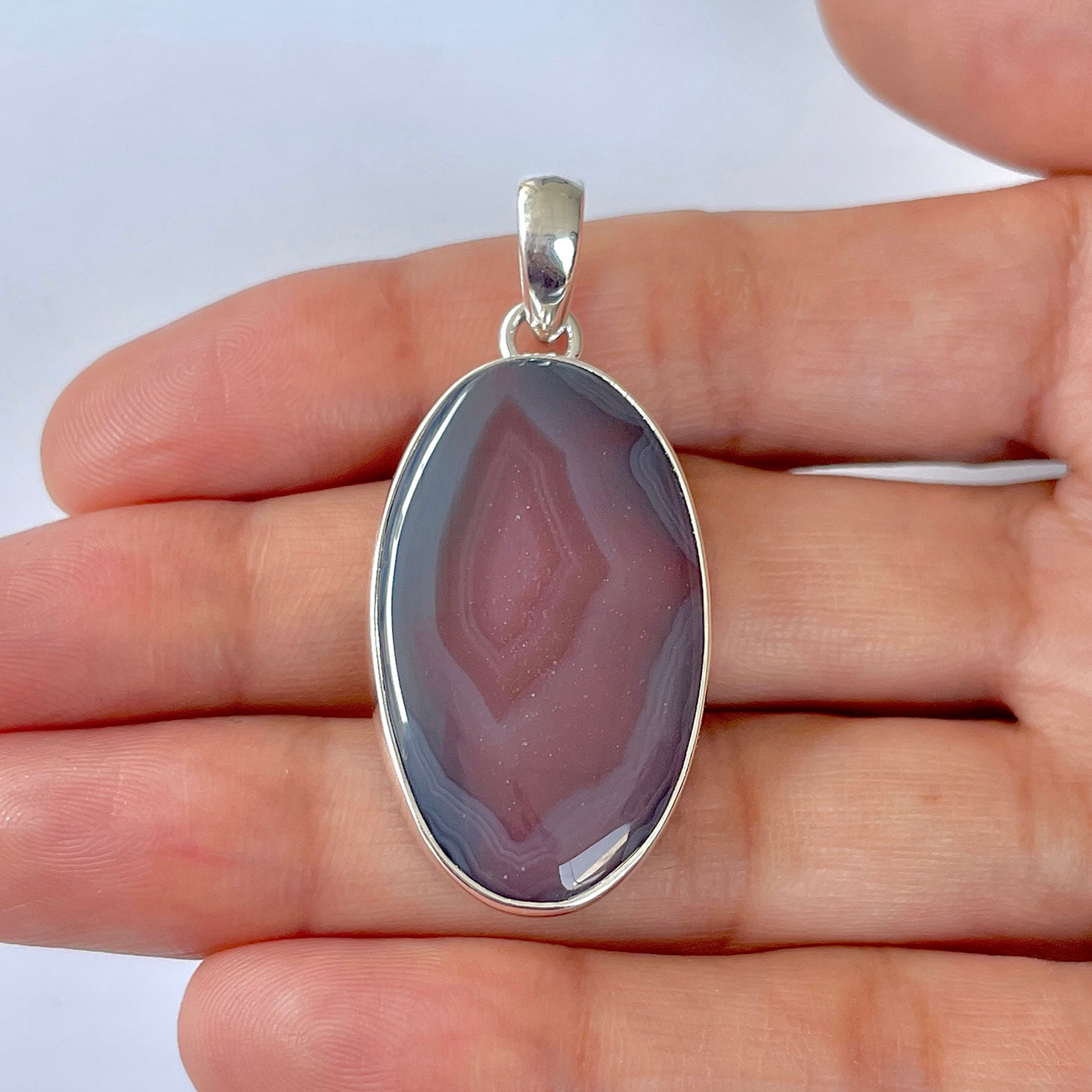 Botswana Agate Pendant-(BWA-1-53)