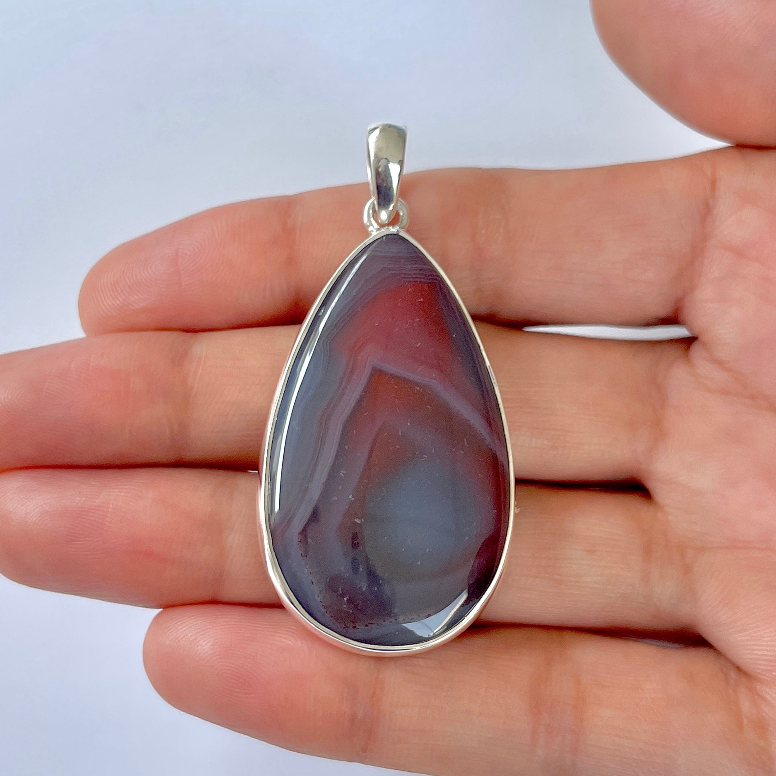 Botswana Agate Pendant-(BWA-1-55)